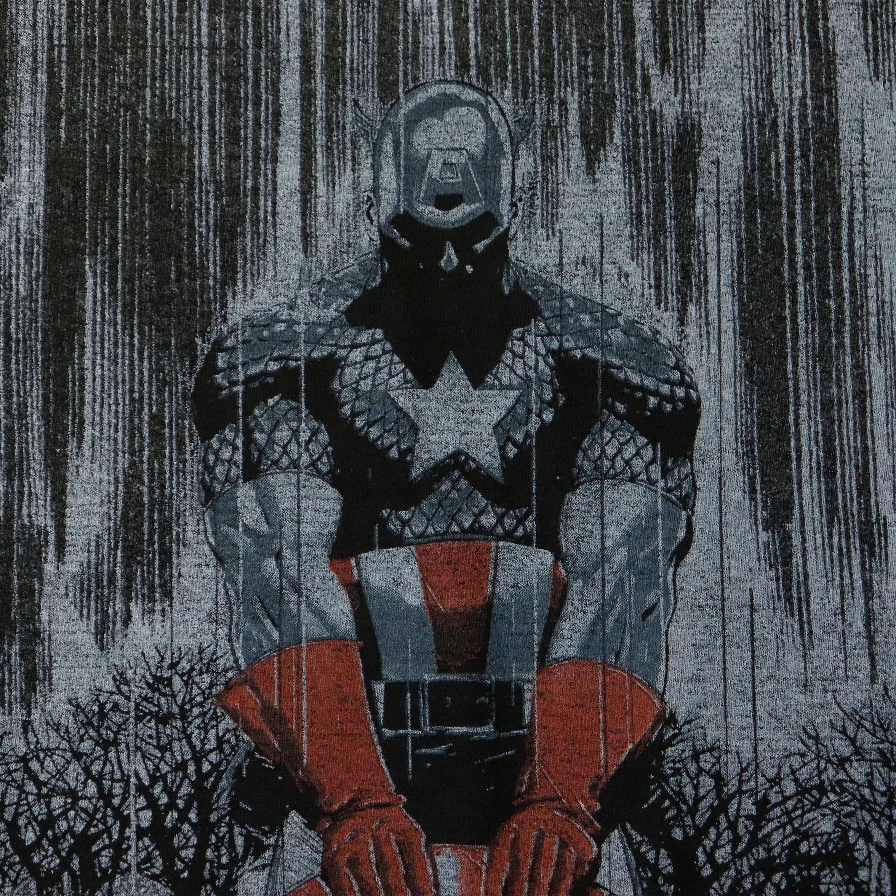 Vintage 2012 Marvel Mad Engine Captain America Graphic T-Shirt Size XL FAIF.CA 