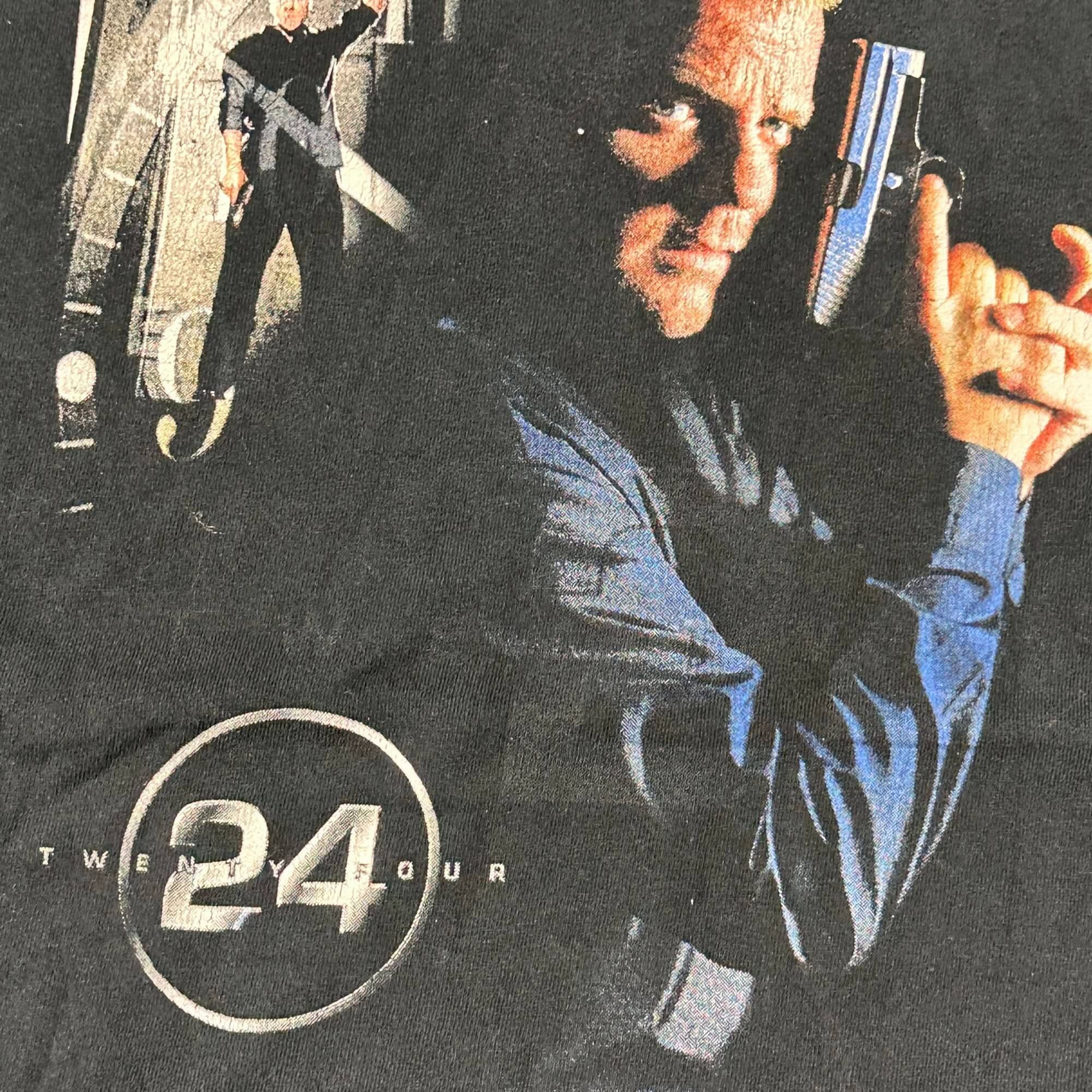 Vintage 24 TV Show Graphic T-Shirt Size XL FAIF.CA 