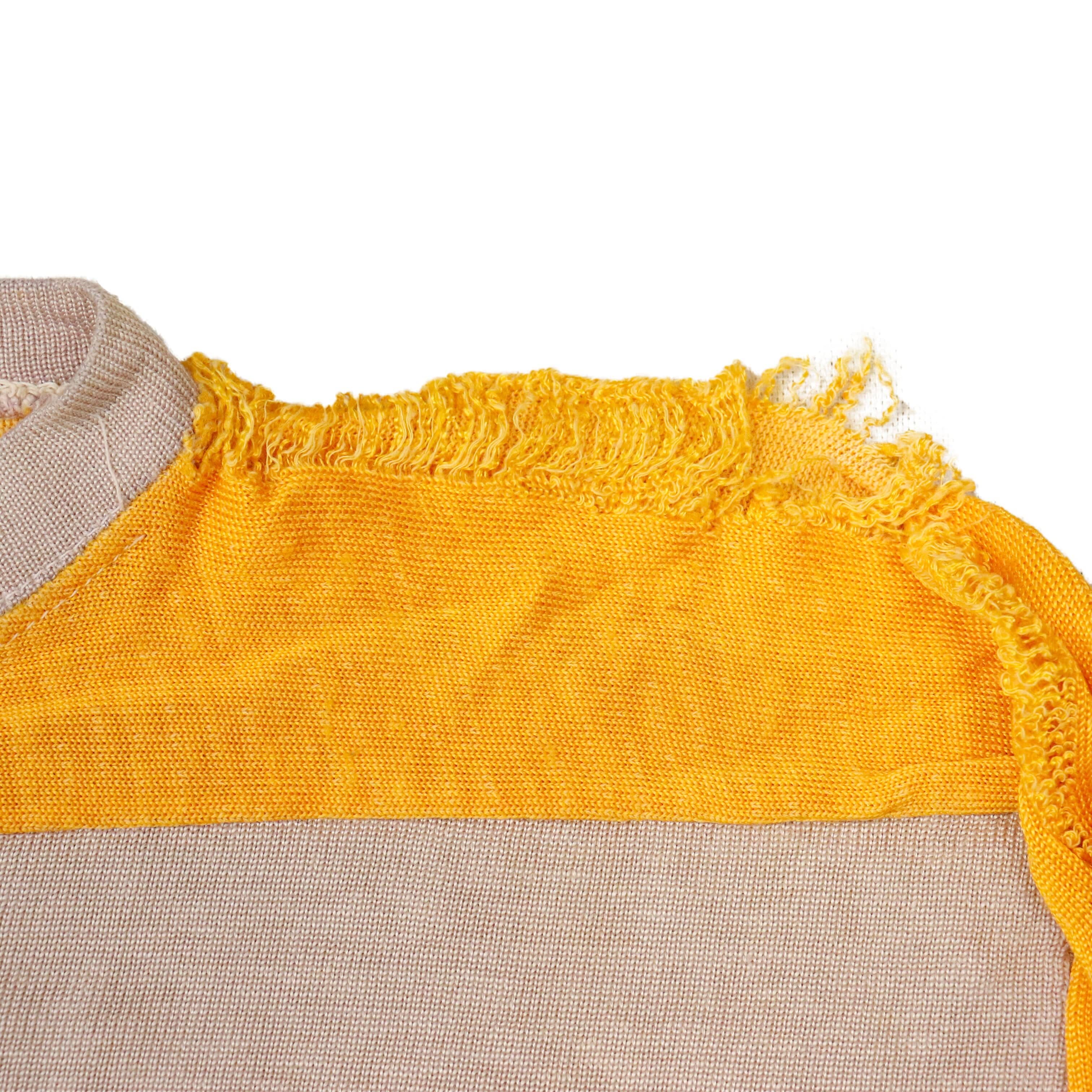 Vintage 30s Hockey Jersey Loskins Distressed Colorblock Long Sleeve Shirt Size One Size FAIF.CA 