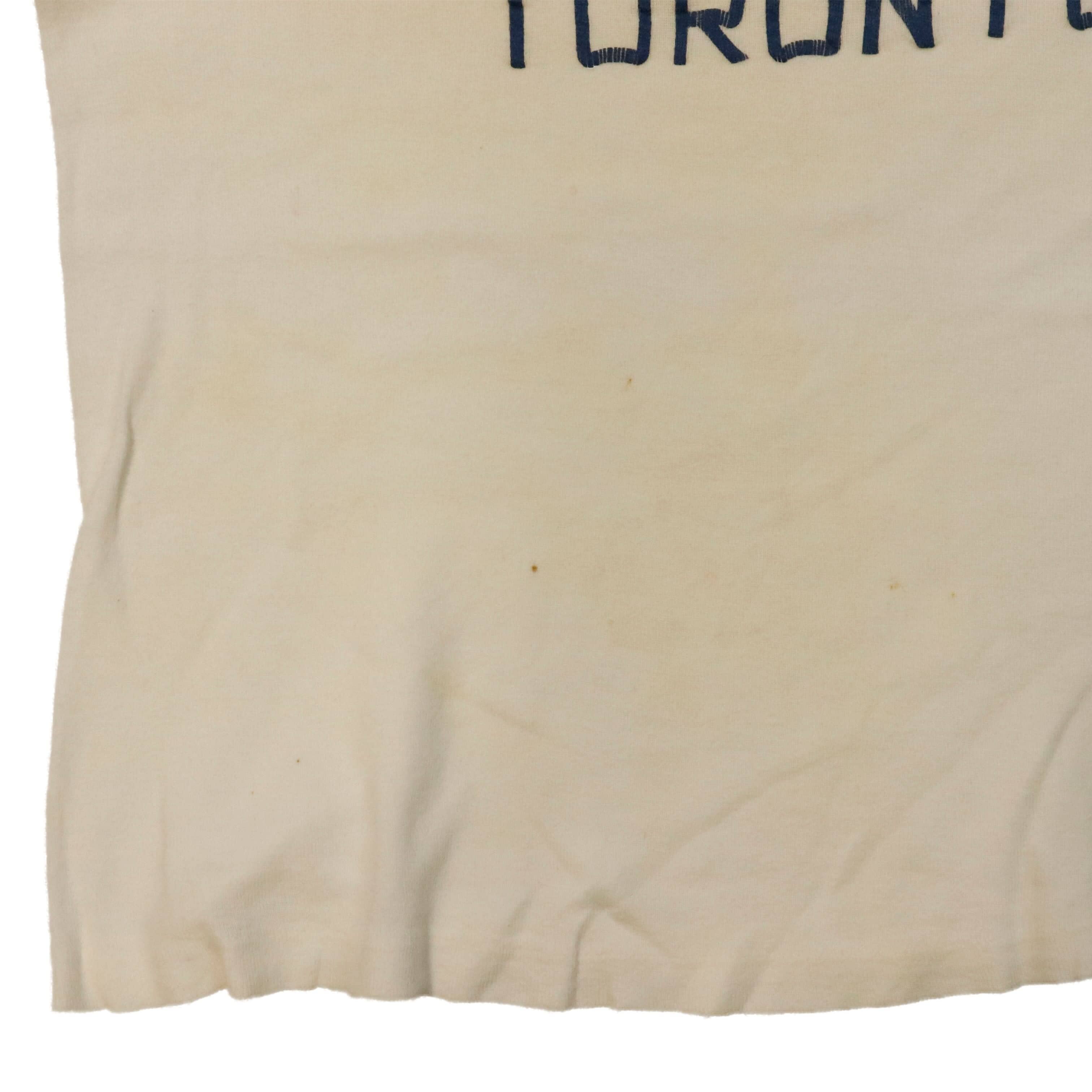 Vintage 40s Acadian Montreal To Toronto 400 Mile Run T-Shirt Size M RARE FAIF.CA 