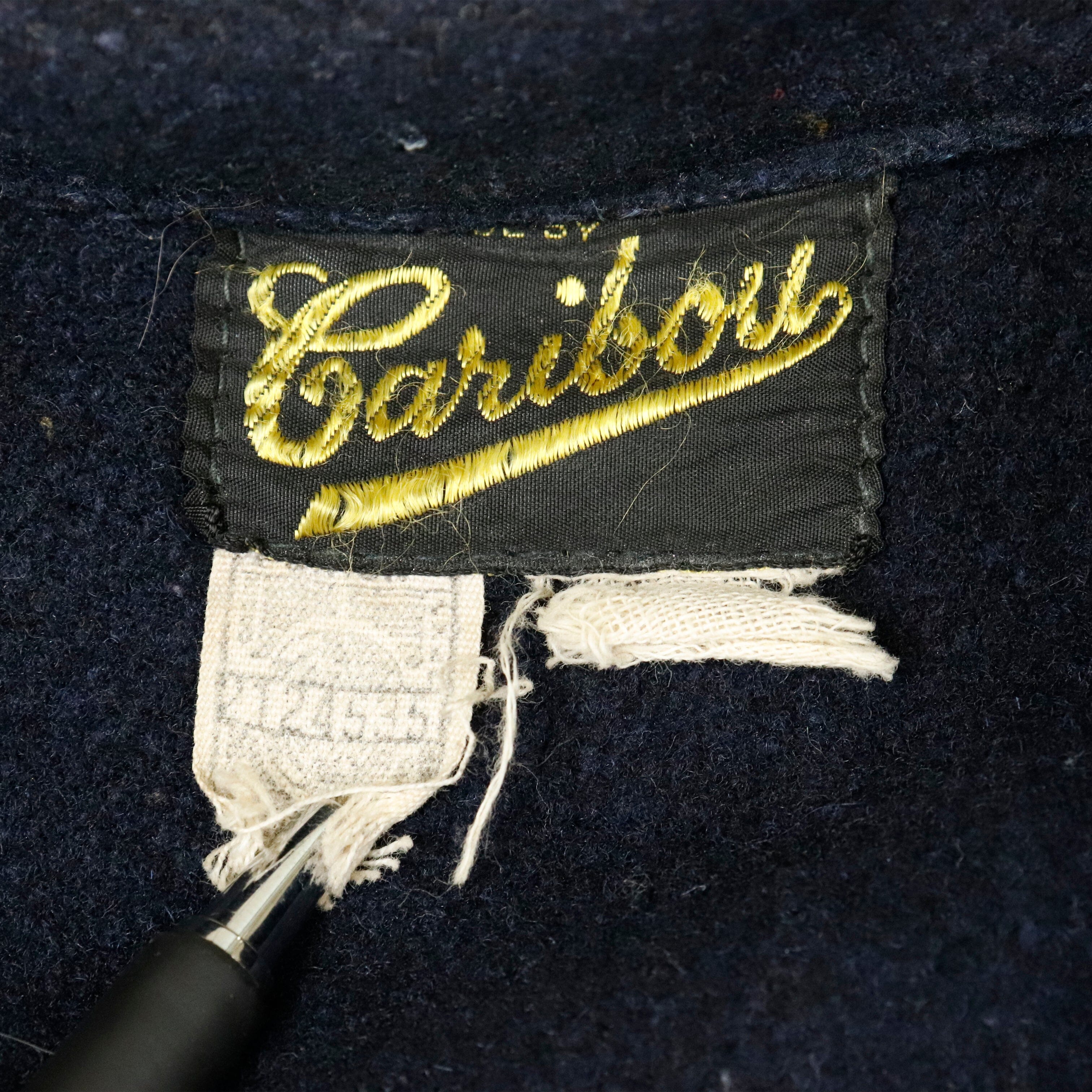 Vintage 40s Caribou Wool Half Belted Jacket Sports Hunting R 