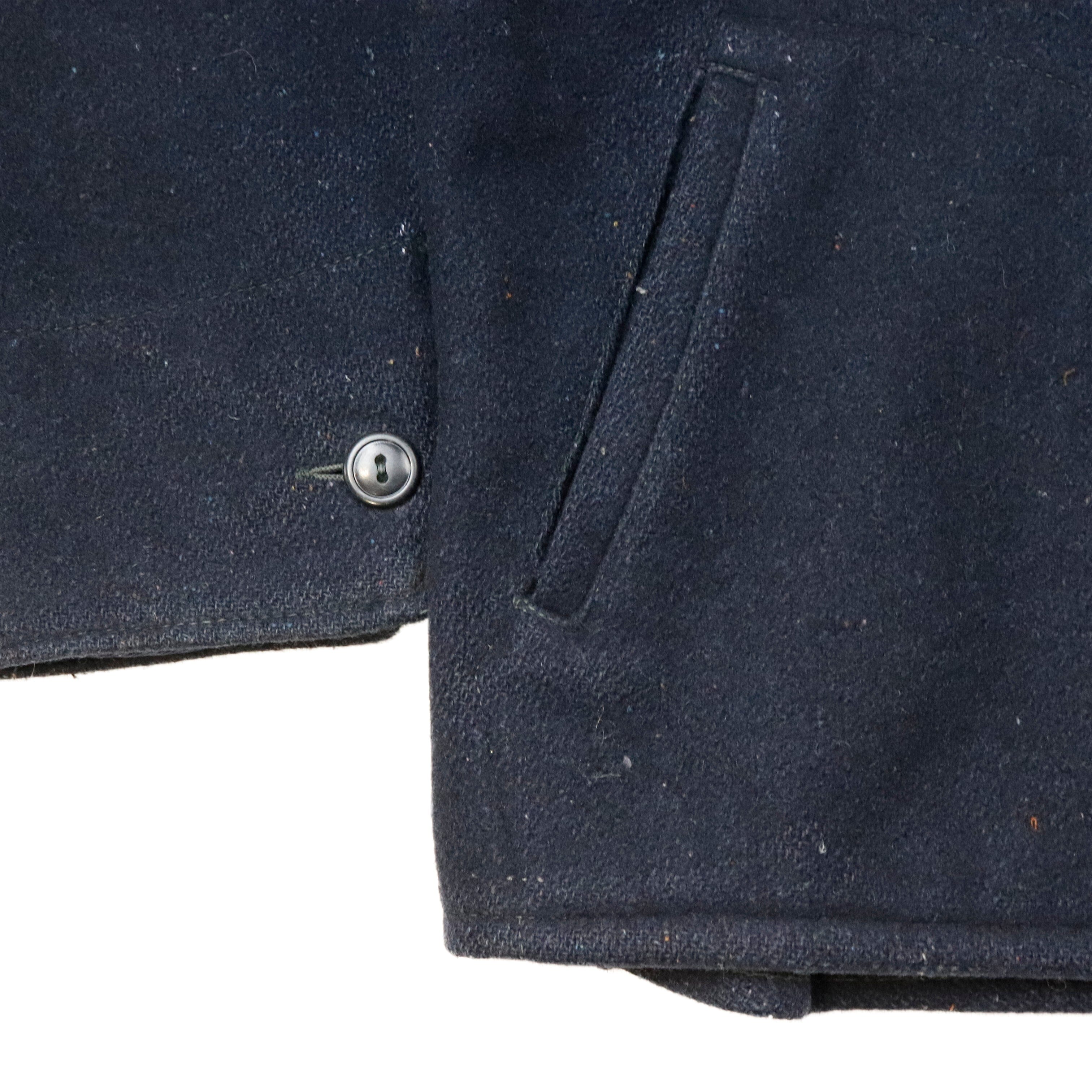 Vintage 40s Caribou Wool Half Belted Jacket Sports Hunting R 