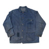 Vintage 50s Chore Denim Jacket Barn Work Indigo Donut Button 1667 