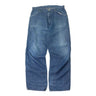 Vintage 60s Needles Faded Blue Denim Carpenter Jeans Size S 699 