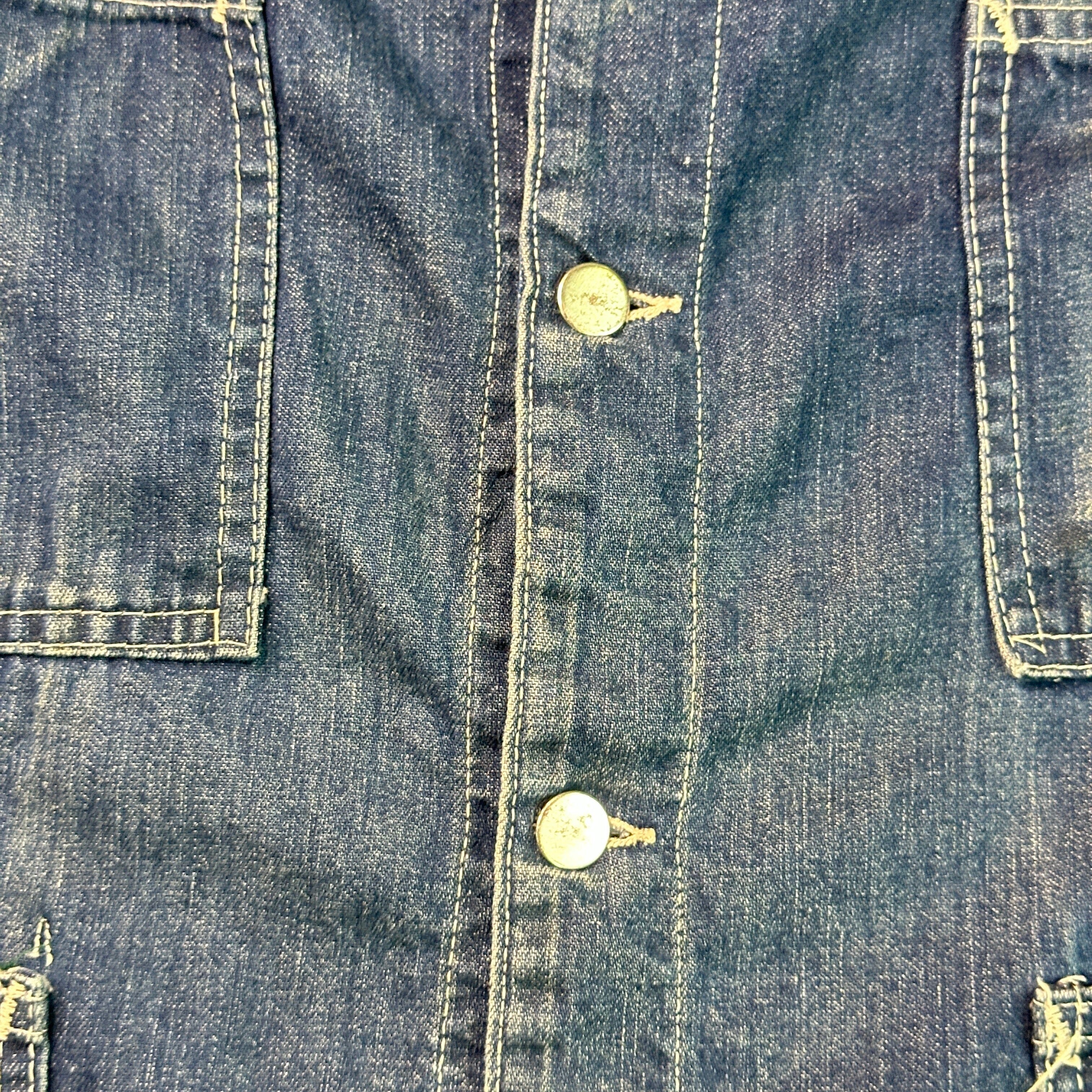 Vintage 60s Work Chore Denim Jacket BBG tshirt OTHER 