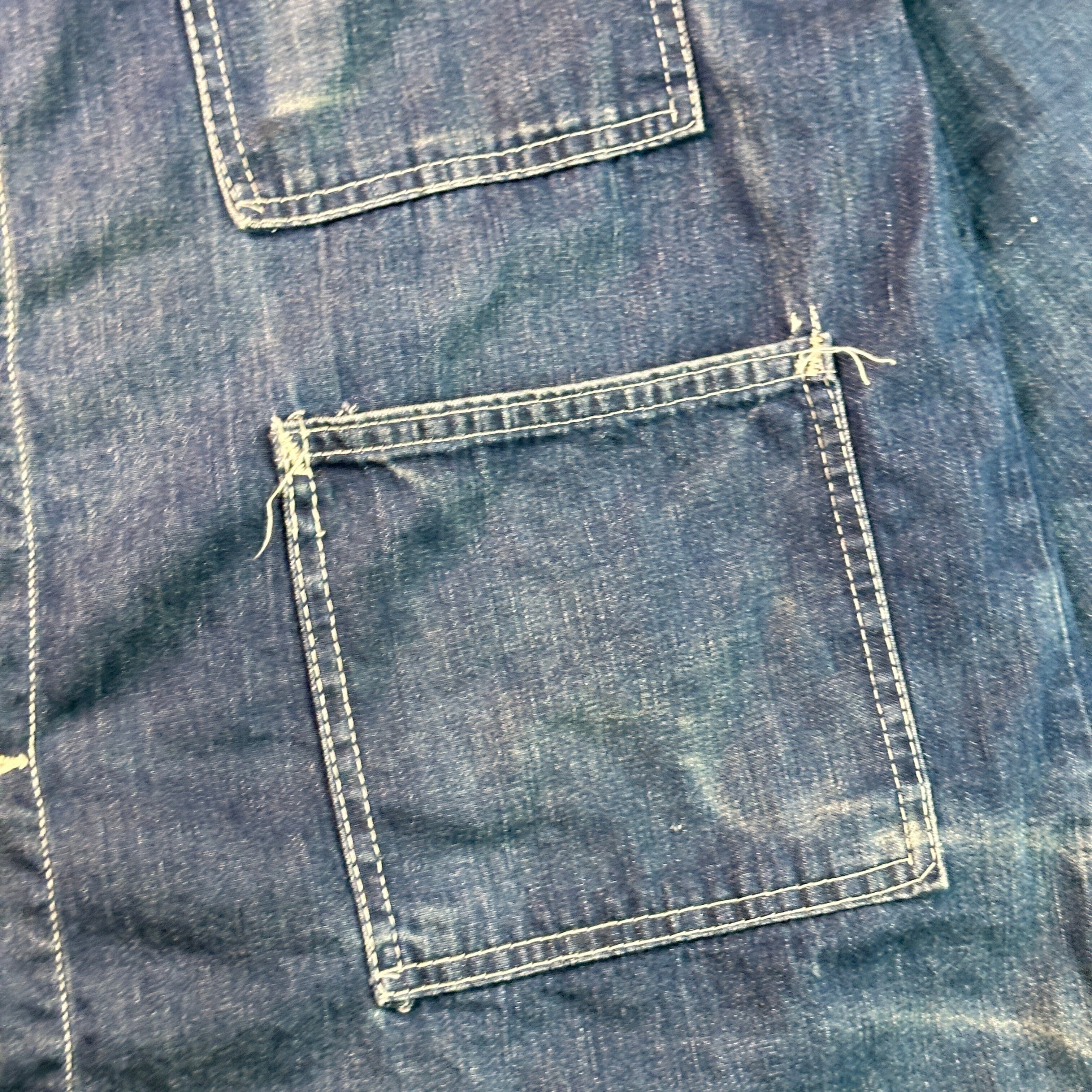 Vintage 60s Work Chore Denim Jacket BBG tshirt OTHER 