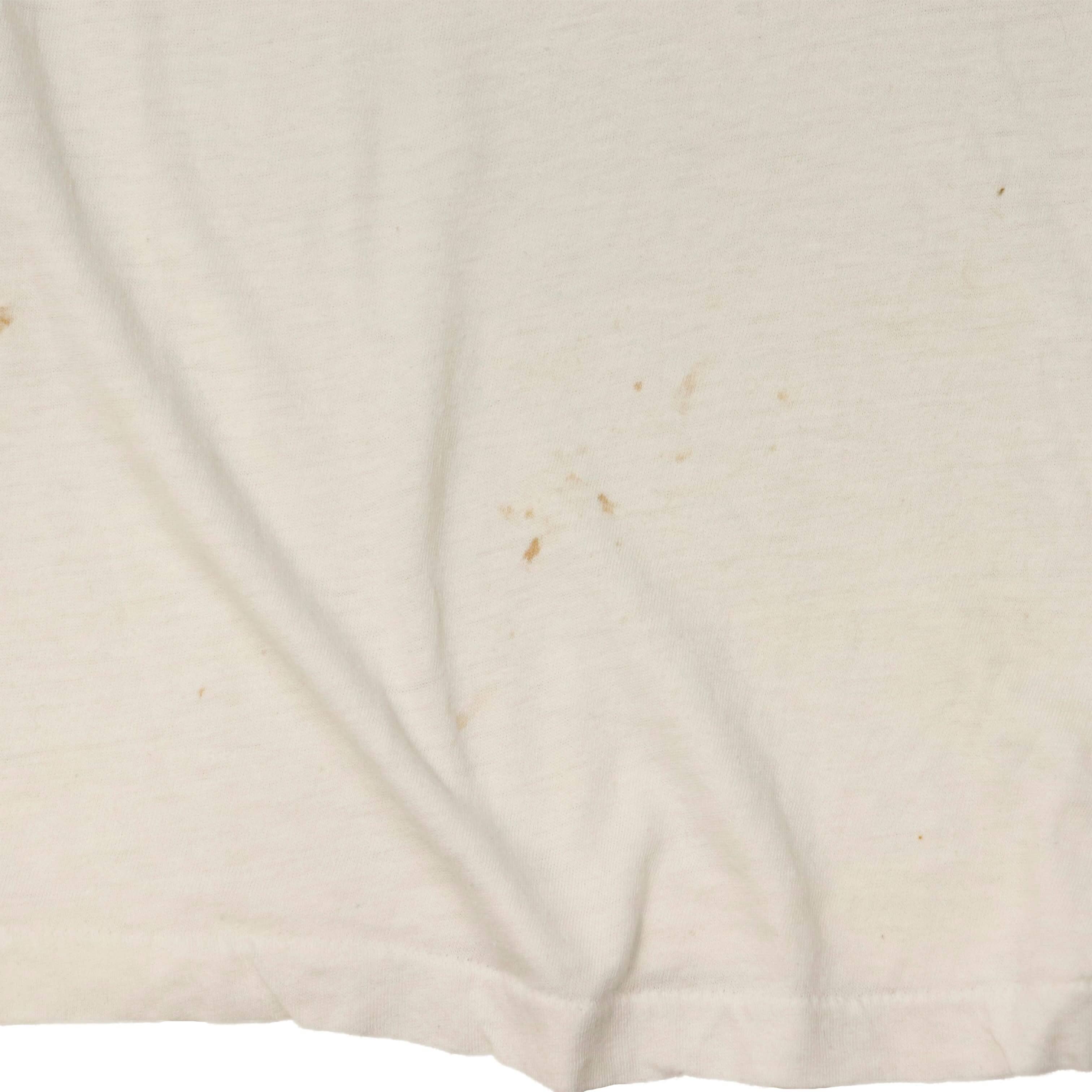 Vintage 70s 80s Nike waffle runners shoes over shoulder Ringer Graphic T-Shirt Size XL FAIF.CA 