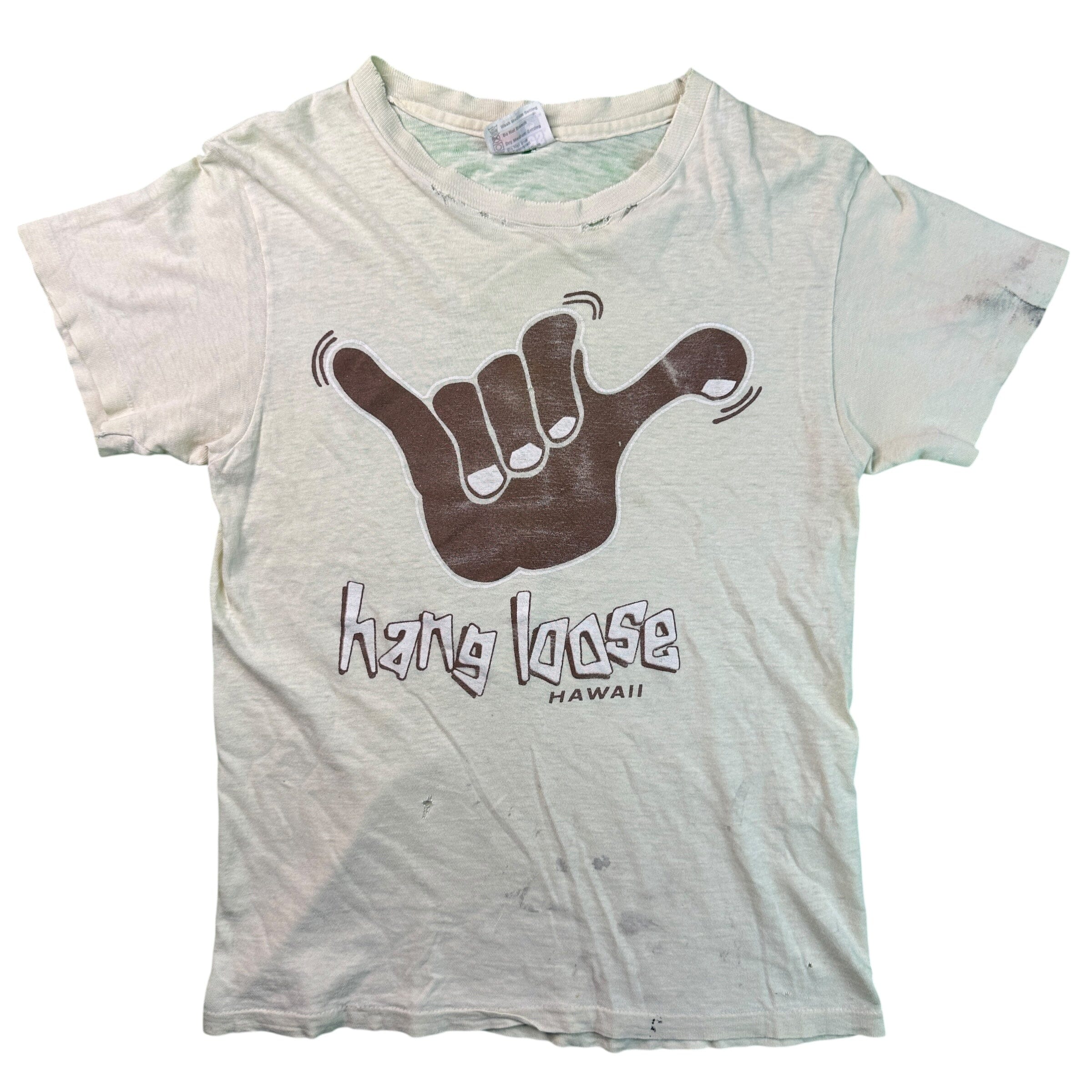 Vintage 70s Hang Loose Hawaii Tshirt Hanes size S tshirt OTHER 