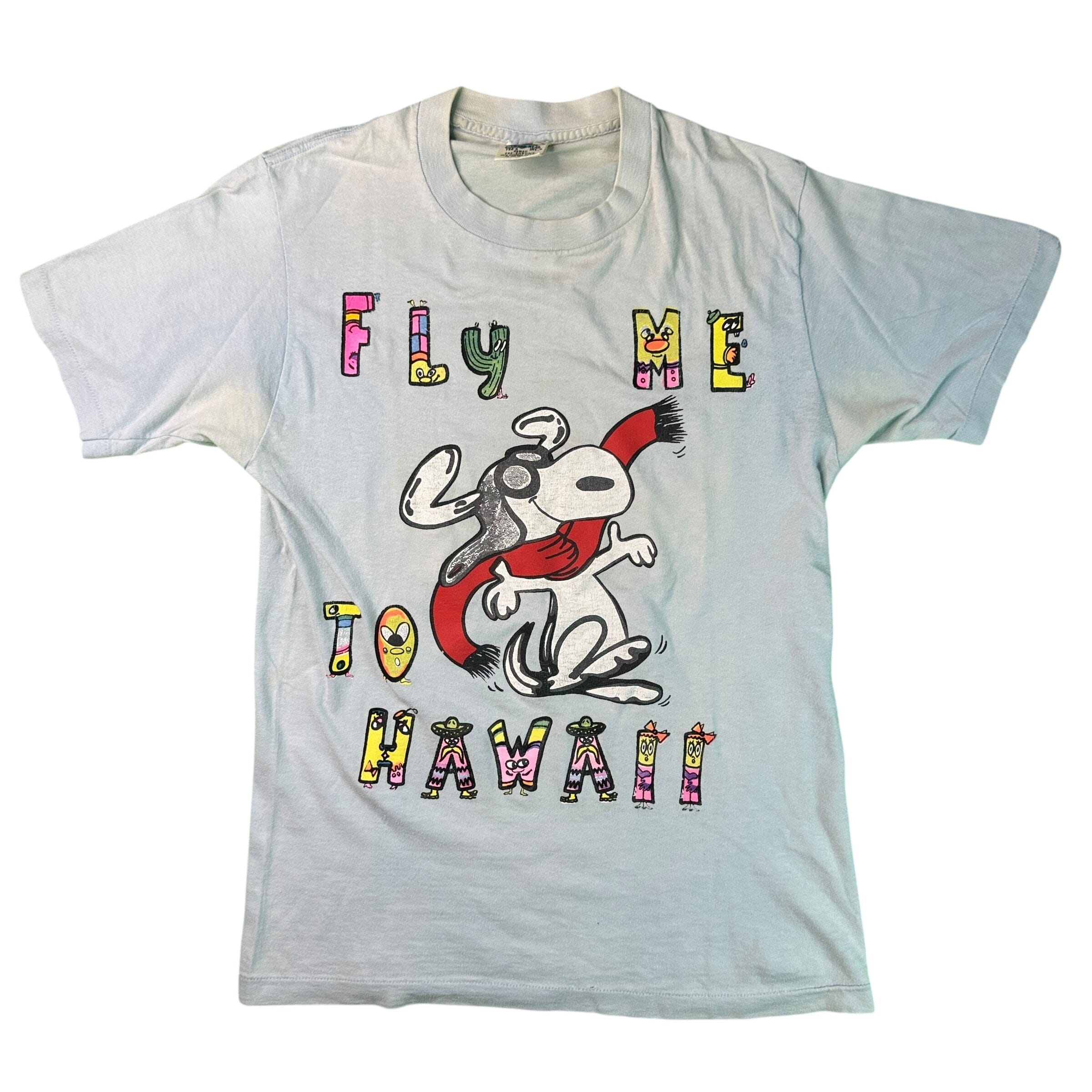Vintage 70s Snoopy Hawaii Tshirt size Me t-shirt OTHER 