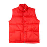 Vintage 70s The North Face Brown Lable Red Snap Button Puffer Vest Size M The North Face 