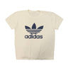 Vintage 80s Adidas Trefoil Logo Graphic T-Shirt Size XL FAIF.CA 
