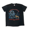 Vintage 80s Hank Williams Jr. Lone Wolf Tour Graphic T-Shirt Size XL Hanes 
