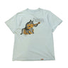 Vintage 80s Kilban Cat Crazy Shirt Cat Guitar Graphic T-Shirt Size M 24041 