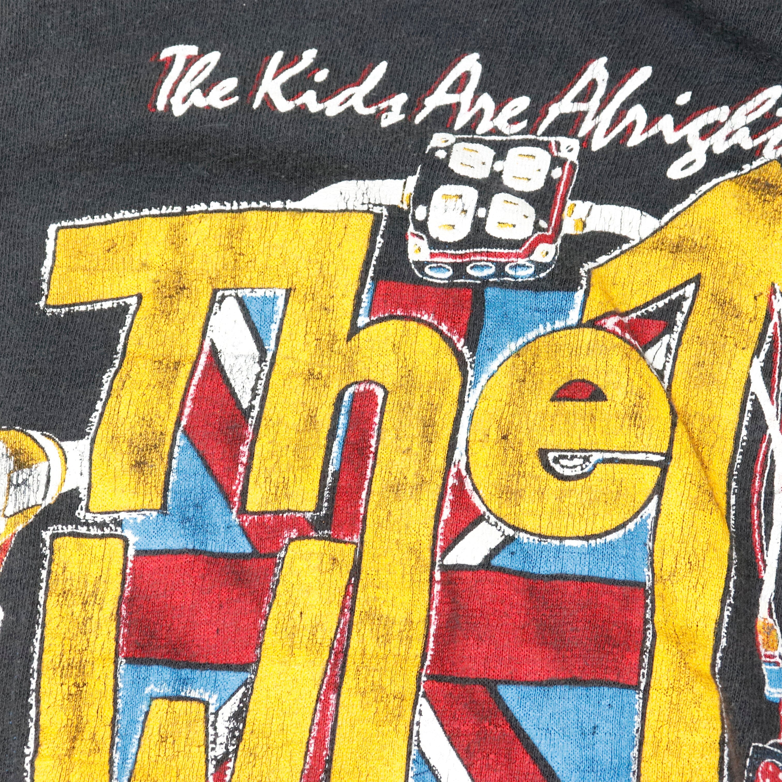 Vintage 80s The Who Tribute Dark Gray T-Shirt Size S Other 