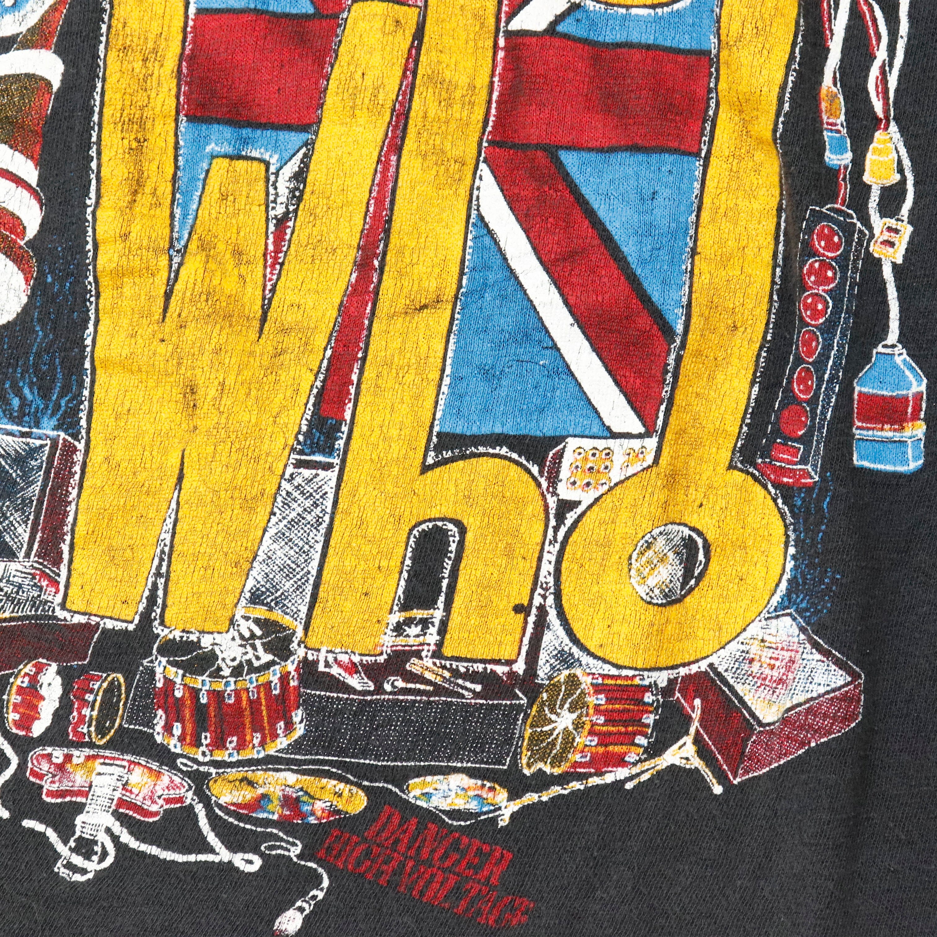 Vintage 80s The Who Tribute Dark Gray T-Shirt Size S Other 