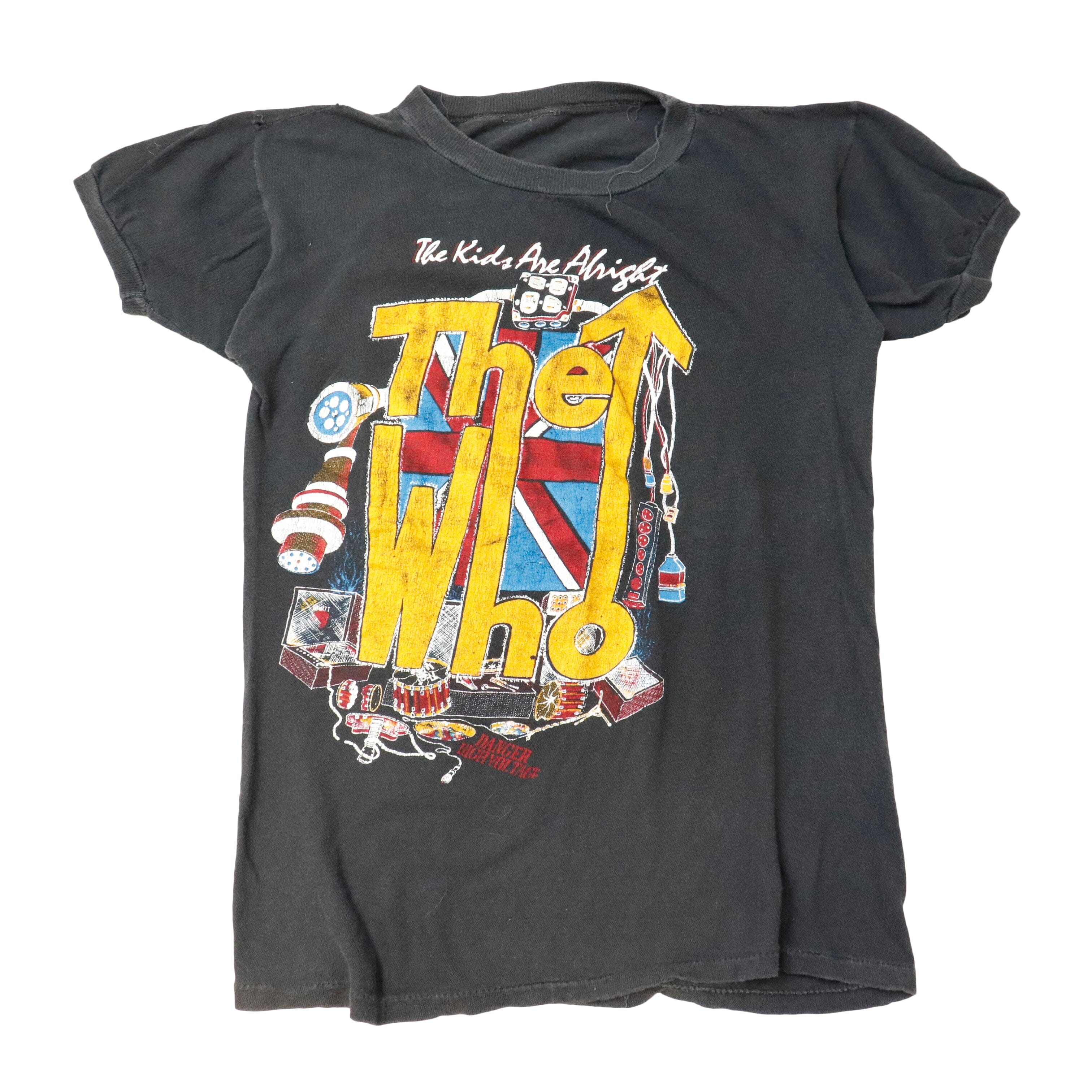 Vintage 80s The Who Tribute Dark Gray T-Shirt Size S Other 