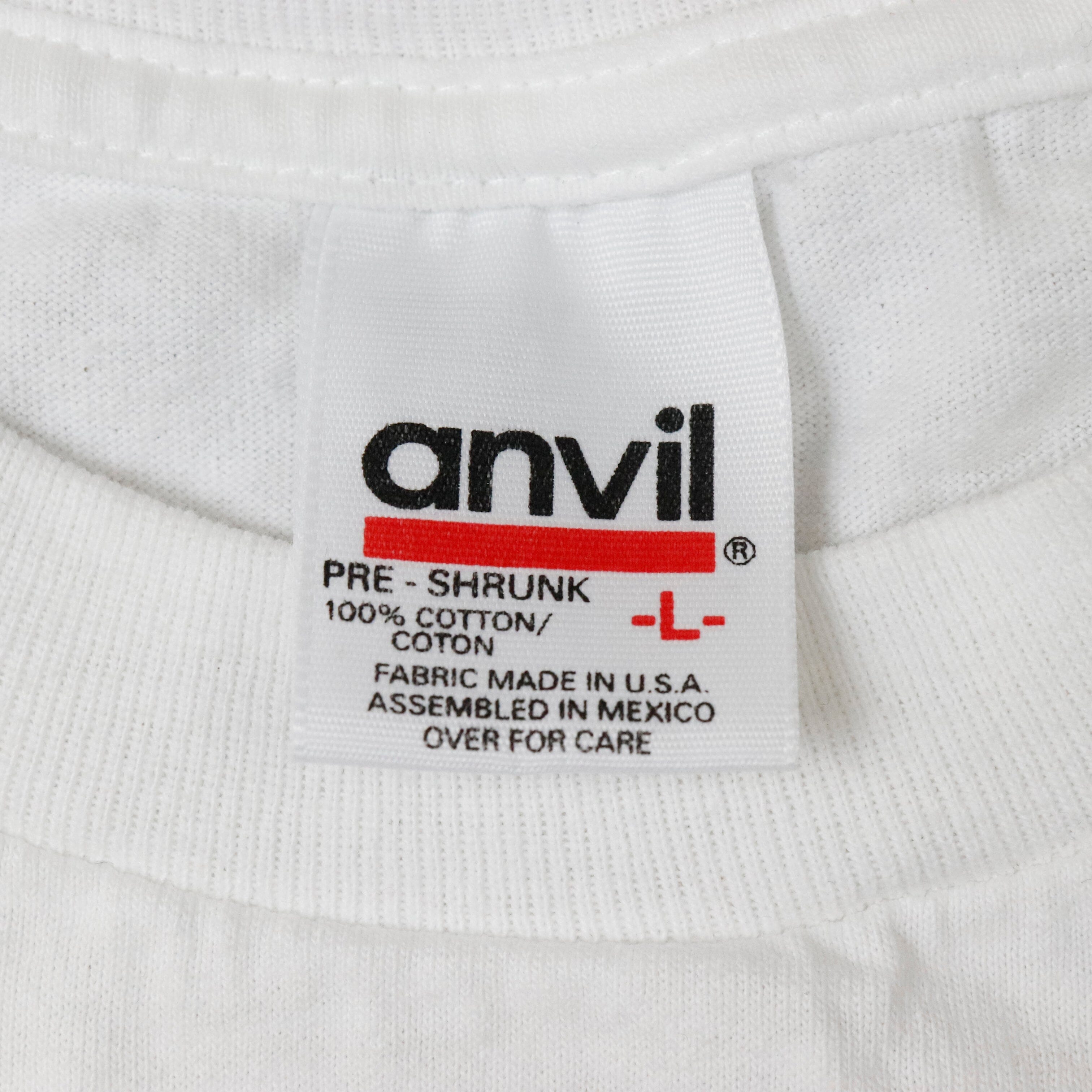 Vintage 90s Anvil Tomb Raider video game graphic T-Shirt Size L Anvil 