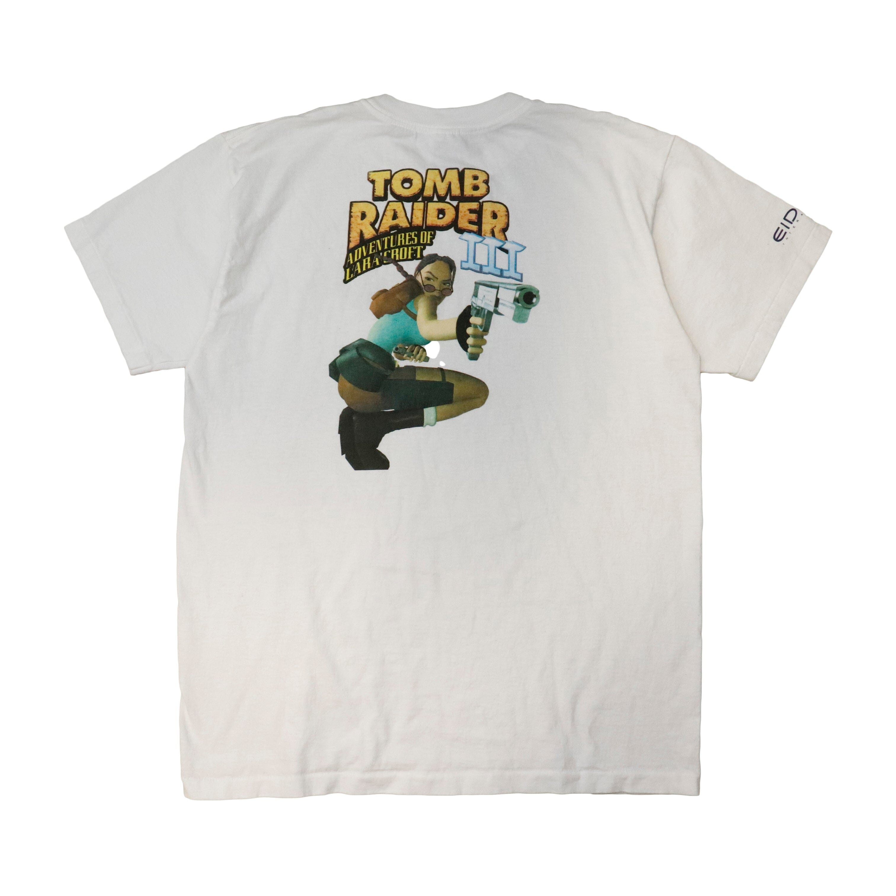 Vintage 90s Anvil Tomb Raider video game graphic T-Shirt Size L Anvil 