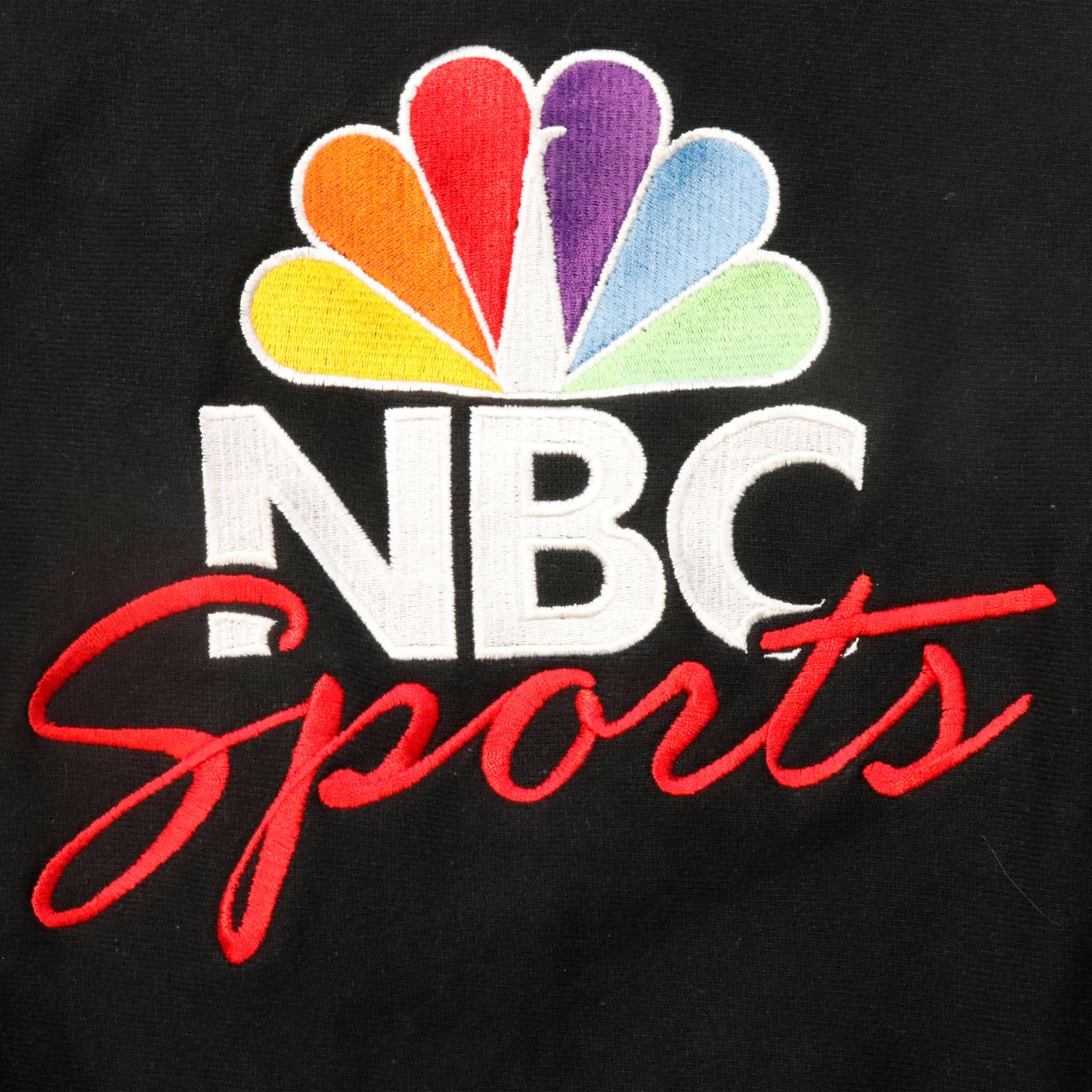 Vintage 90s Champion Reverse Weave NBC Sports Crewneck Sweatshirt Size XL FAIF.CA 