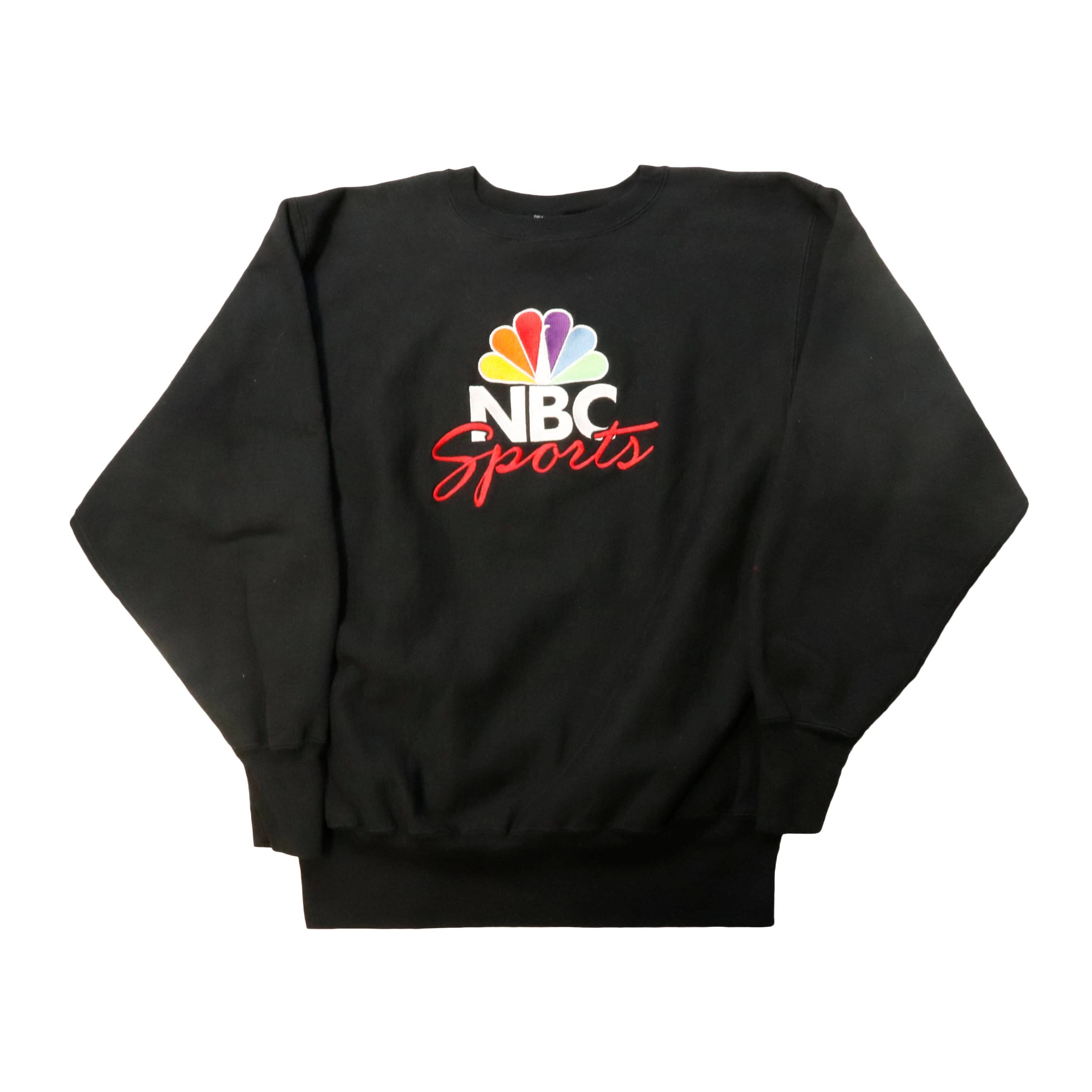 Vintage 90s Champion Reverse Weave NBC Sports Crewneck Sweatshirt Size XL FAIF.CA 