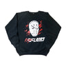 Vintage 90s Cincinnati Cyclones Hockey Mask Graphic Sweatshirt 1667 