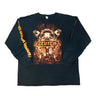 Vintage 90s Clutch LS Black Musci Band T-Shirt Size XXL Fruit of the Loom 