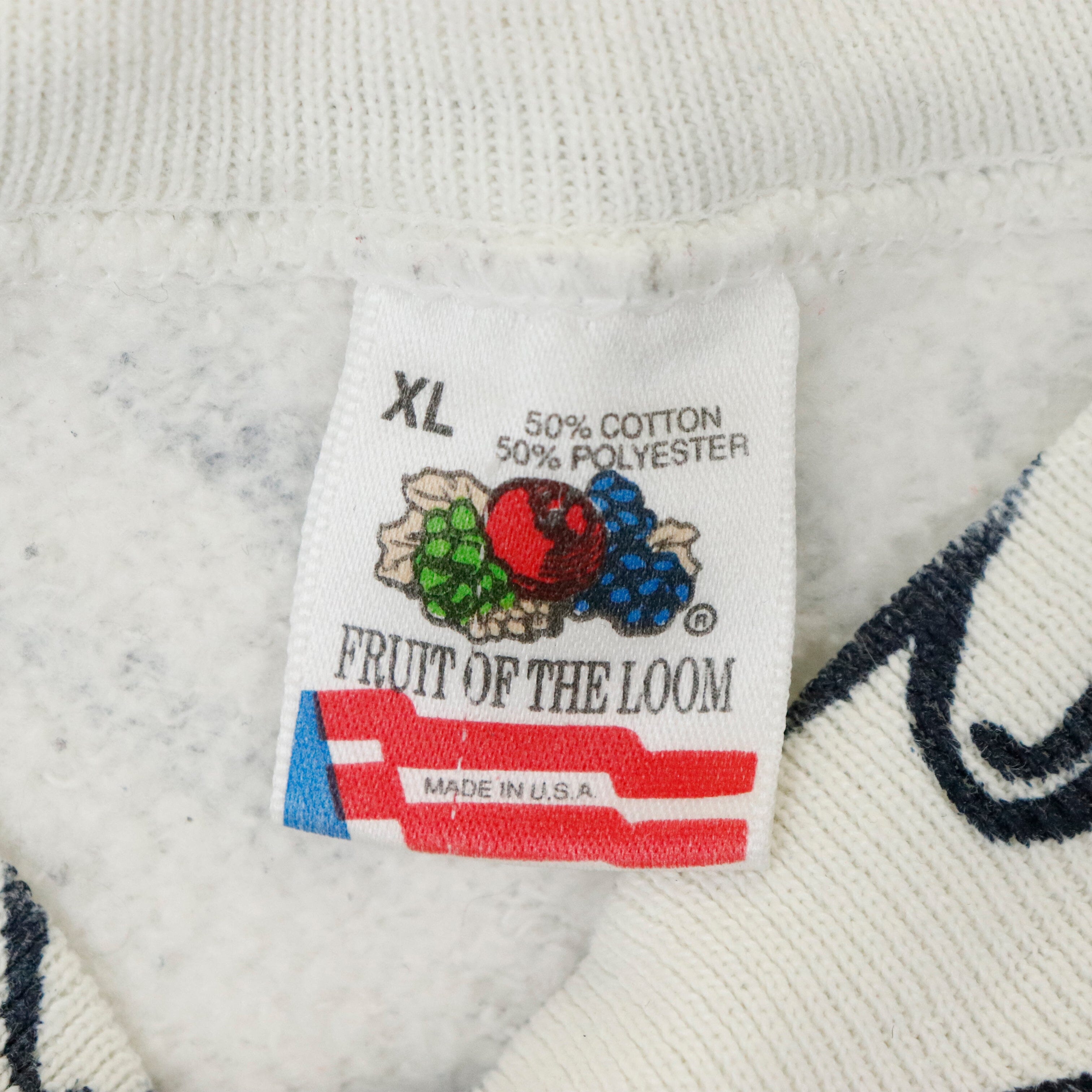 Vintage 90s Georgetown Hoyas All Over Print AOP Sweatshirt Size XL Fruit of the Loom 