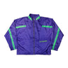 Vintage 90s Nike International Purple Green Windbreaker Jacket Size S FAIF.CA 
