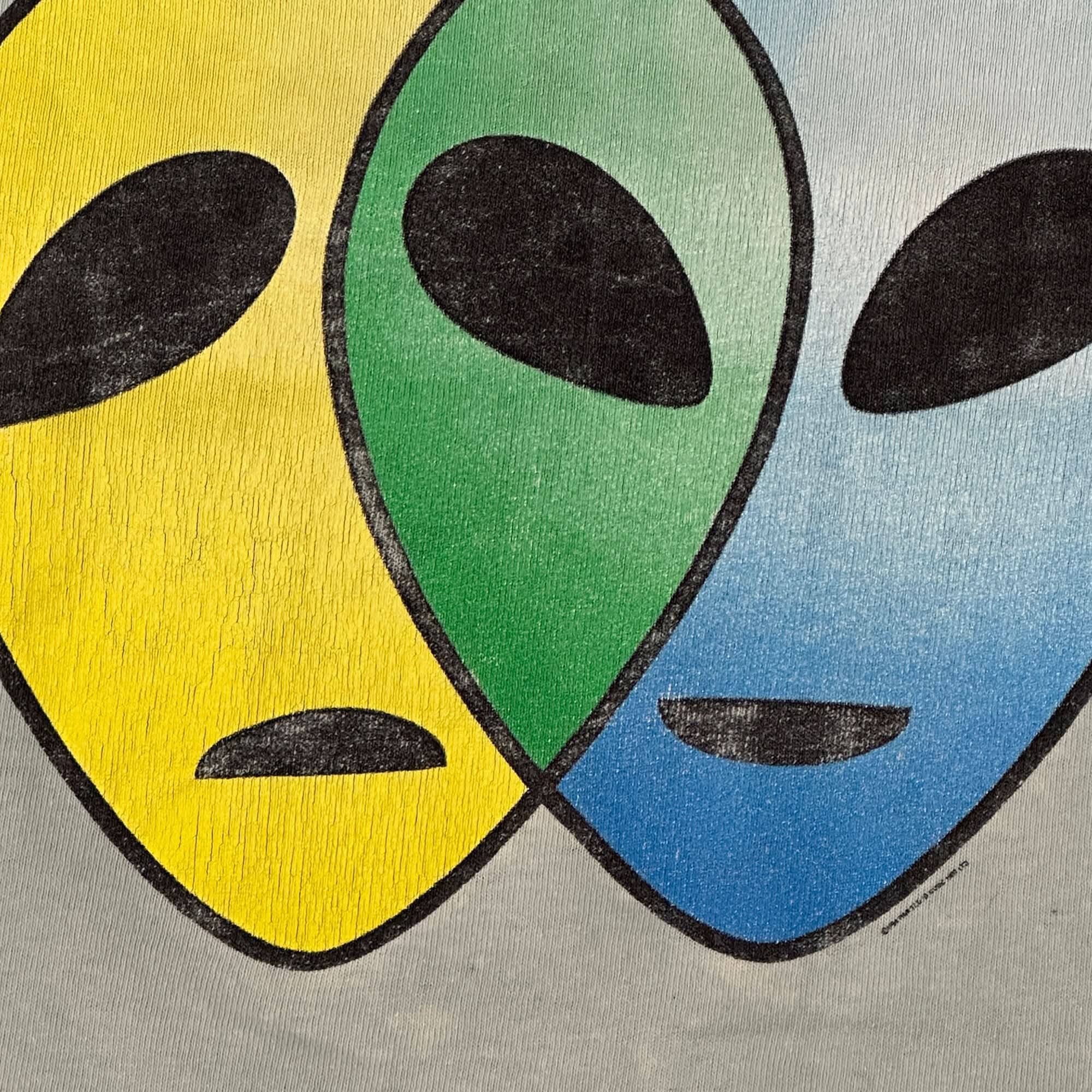 Vintage 90s Pink Floyd Graphic Alien T-Shirt Size X-Large FAIF.CA 