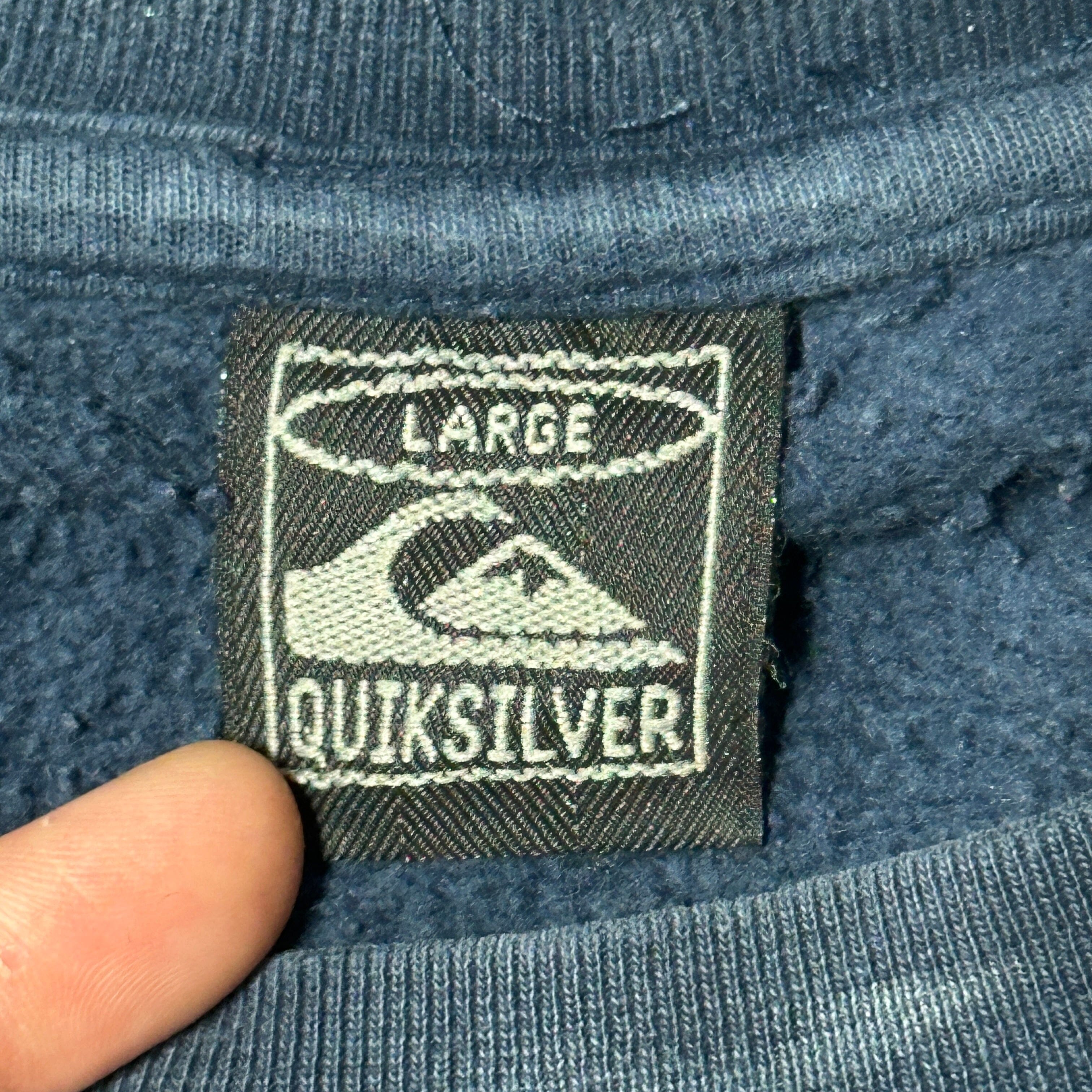 Vintage 90s Quiksilver Skate Graphic Sweatshirt Size Large FAIF.CA 