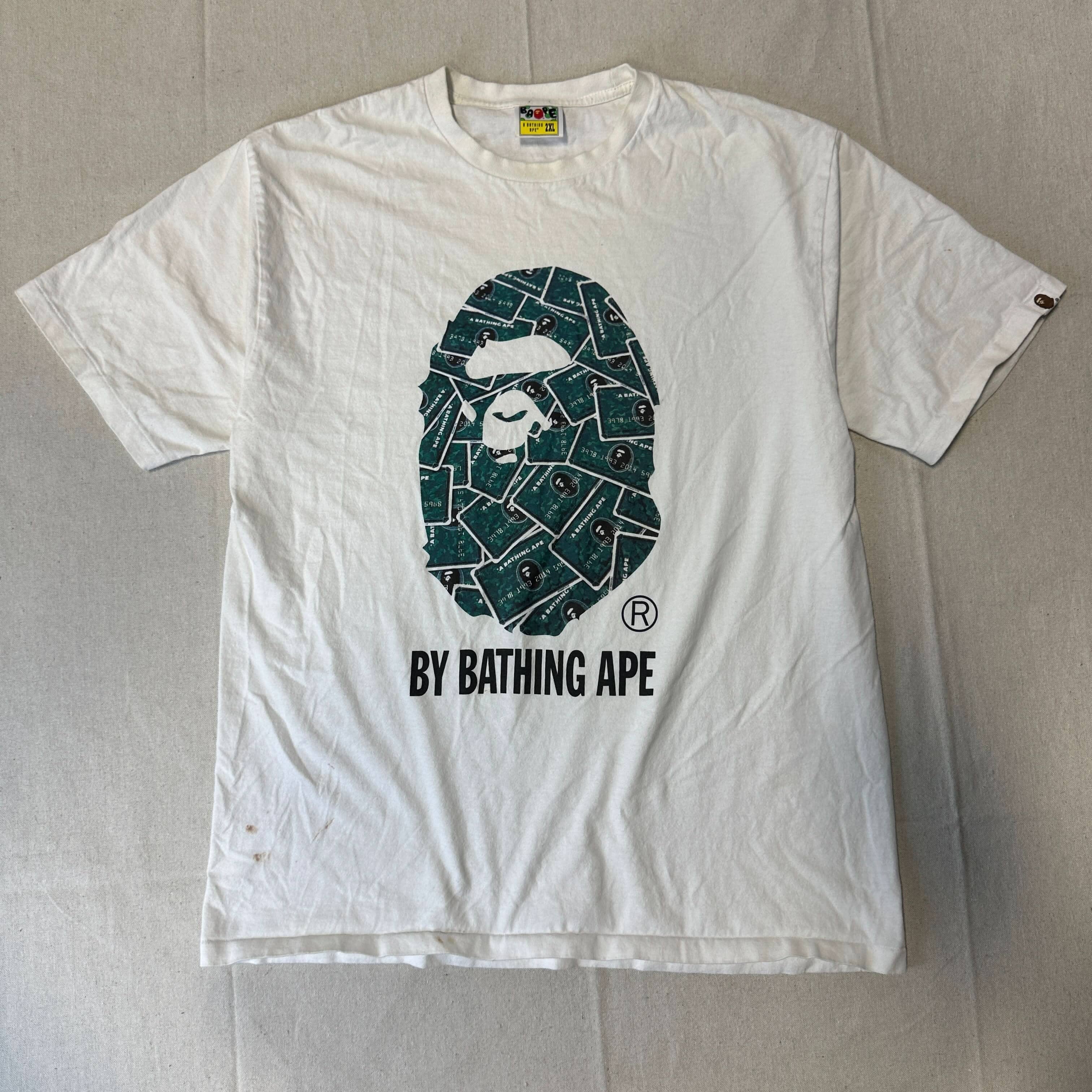 Vintage A Bathing Ape Money Graphic T-Shirt Size 2XL FAIF.CA 