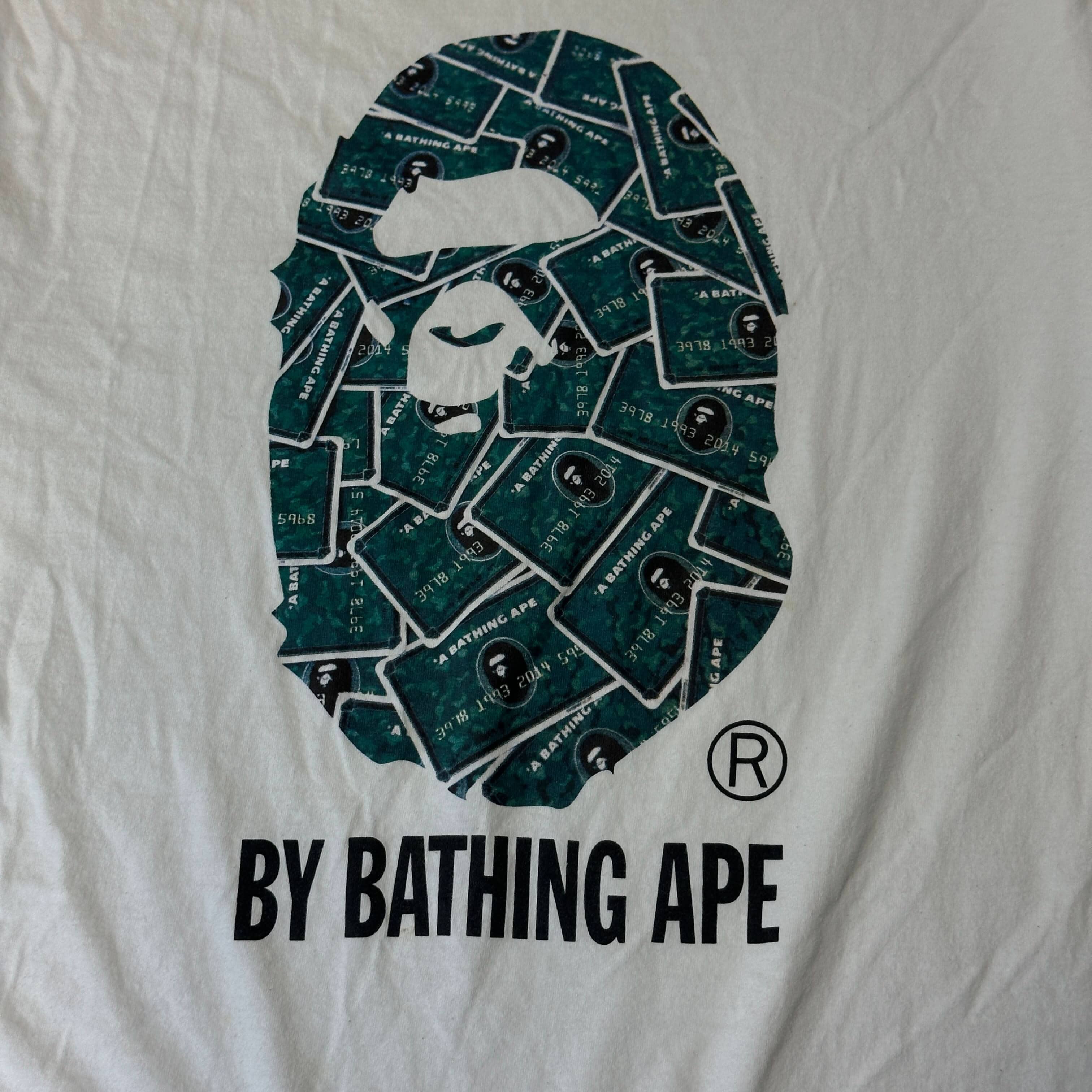 Vintage A Bathing Ape Money Graphic T-Shirt Size 2XL FAIF.CA 