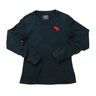 Vintage Abercombie Black/Navy Long Sleeve T-Shirt Size M Abercrombie & Fitch 
