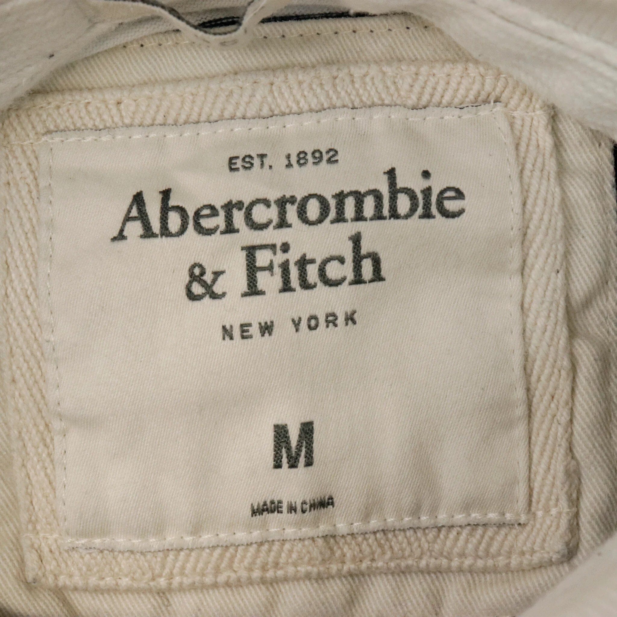 Vintage Abercrombie Blue/White Striped Polo Size M Polo Abercrombie & Fitch 