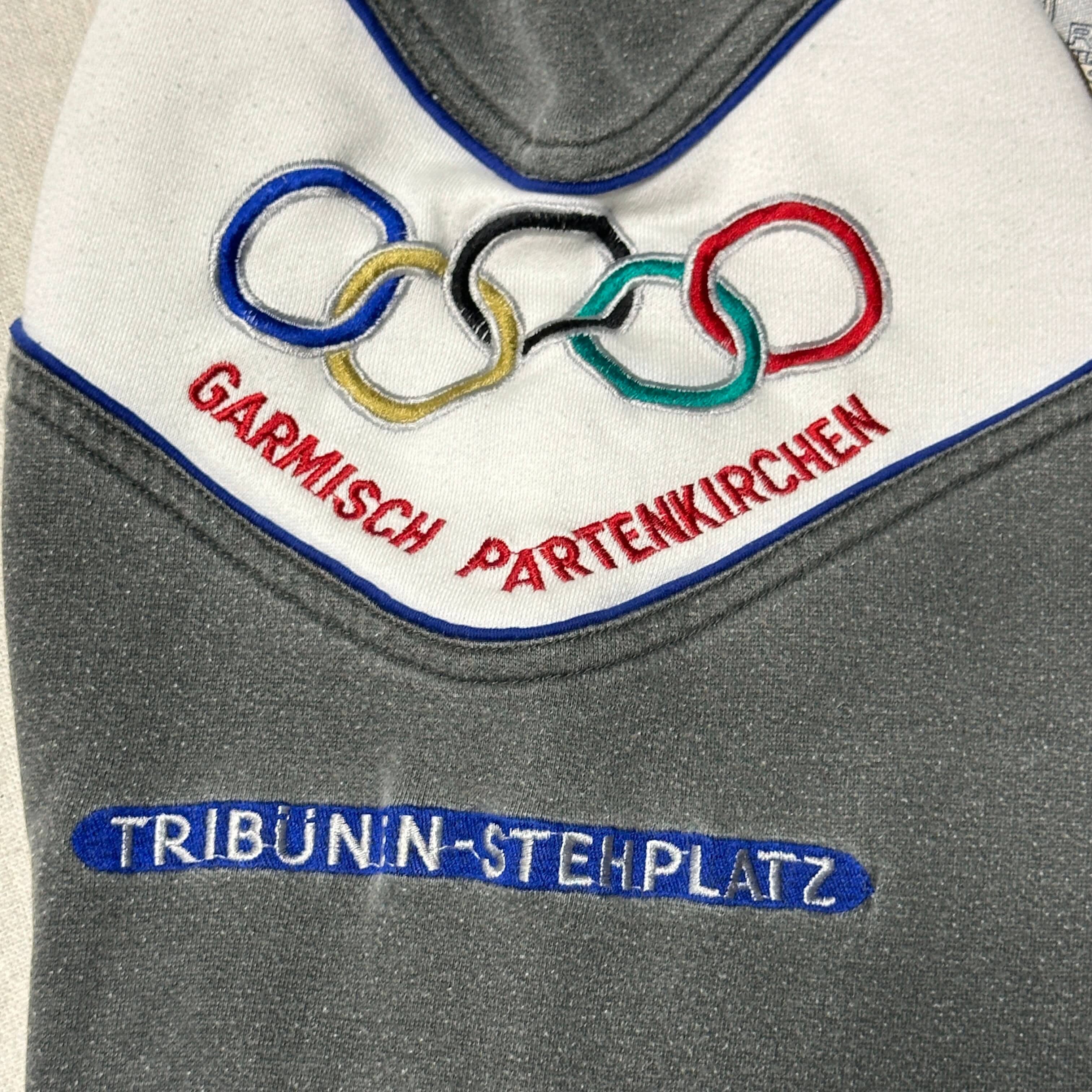 Vintage Adidas Garmisch-Partenkirchen Olympic Patch Sweatshirt Size XL FAIF.CA 