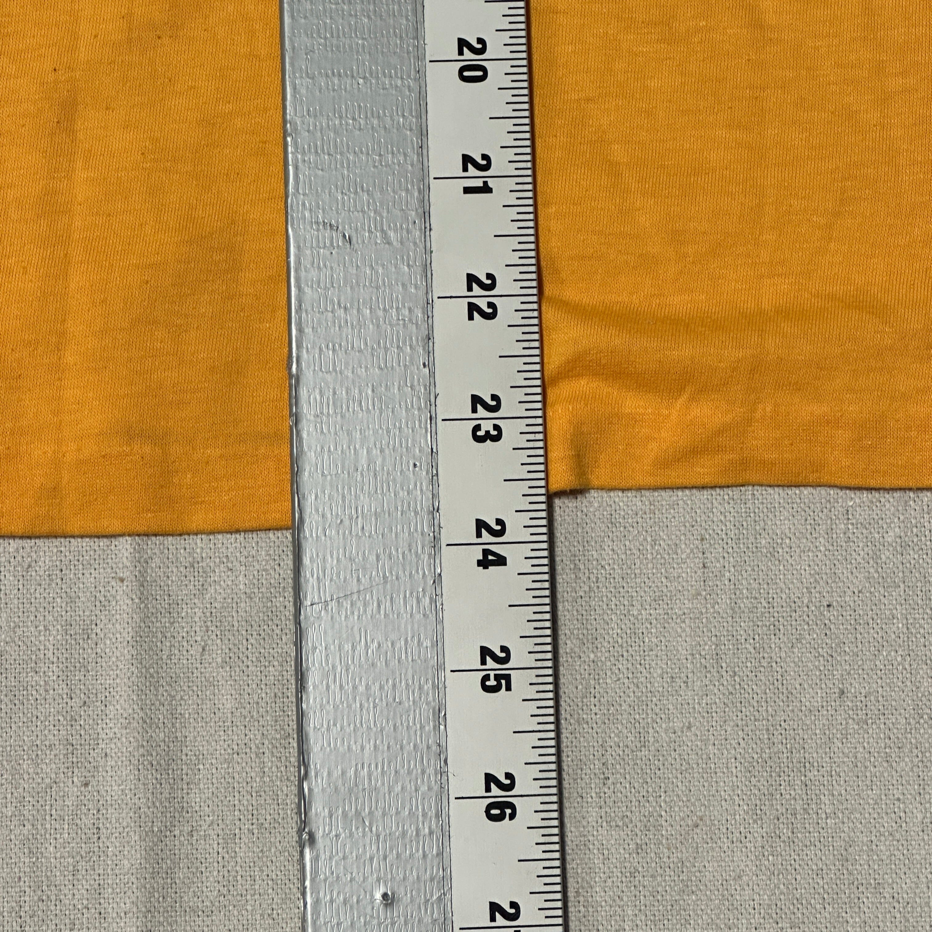 Vintage Adidas Yellow Ringer T-shirt Size Medium 70s FAIF.CA 