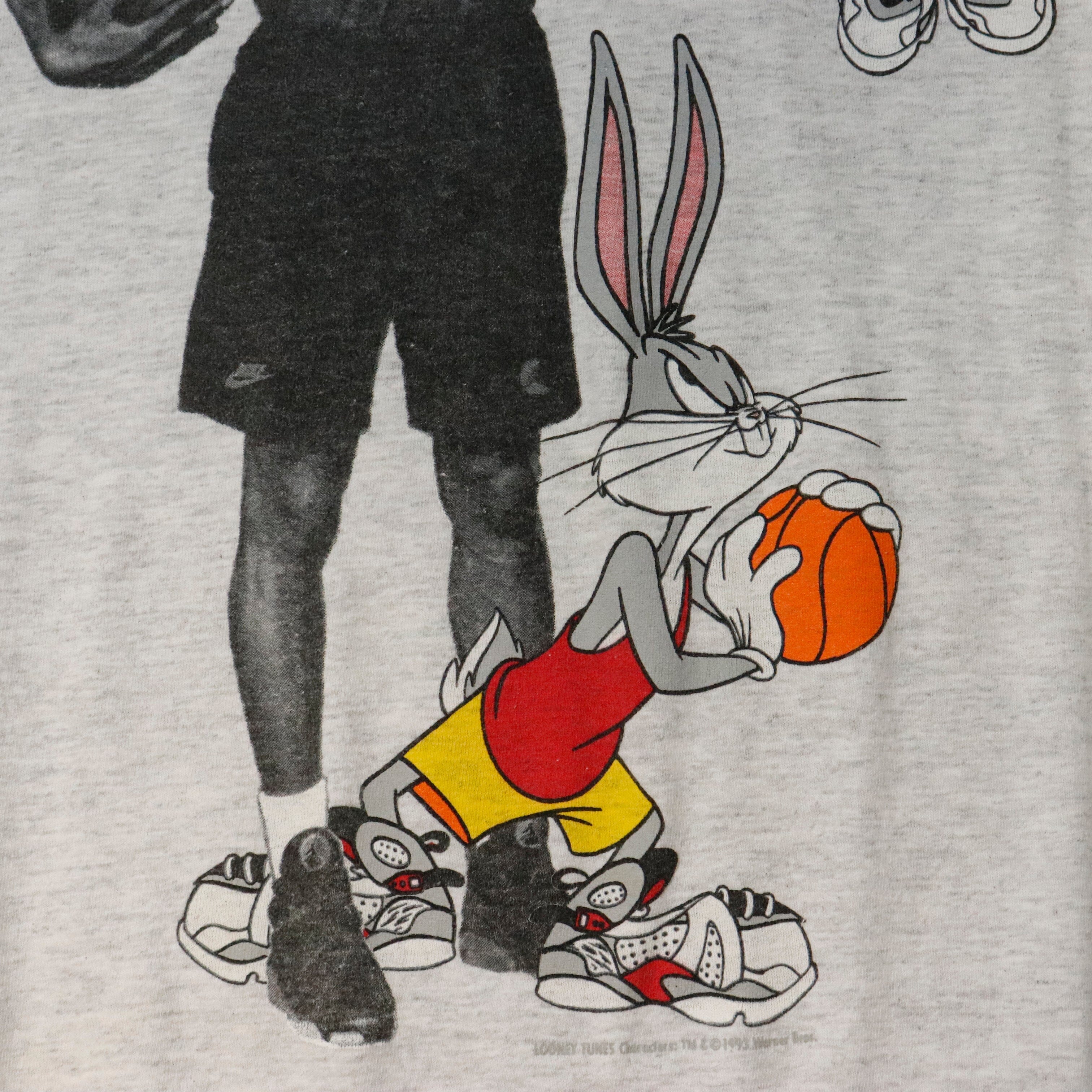 Vintage Air Jordan Space Jam 1993 Nike Looney Tunes graphic t-shirt Size M Nike 