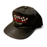 Vintage AJM Goodwrench Racing Leather Hat Size One Size FAIF.CA 
