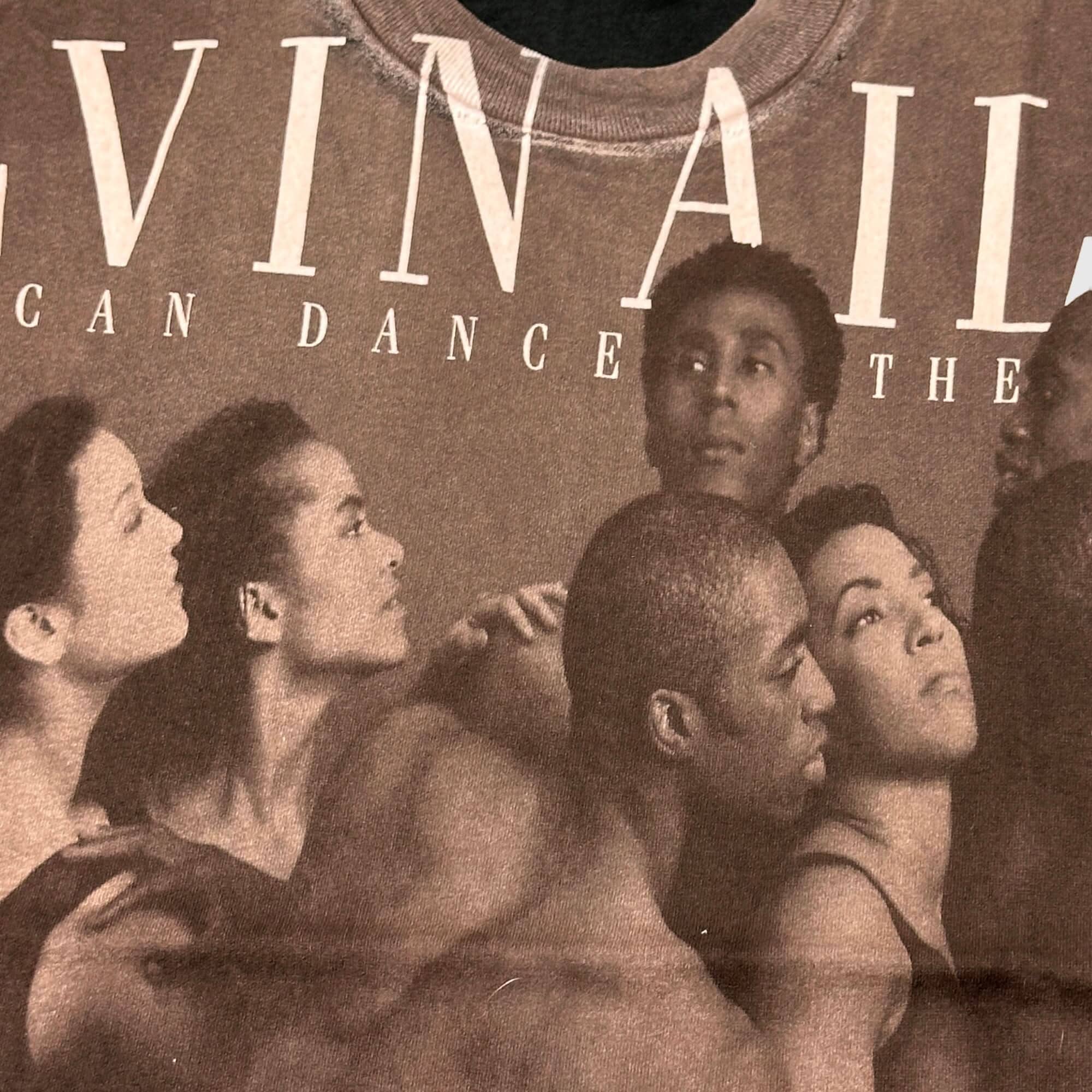 Vintage Alvin Ailey Dance Theater Graphic T-Shirt Size L AOP FAIF.CA 