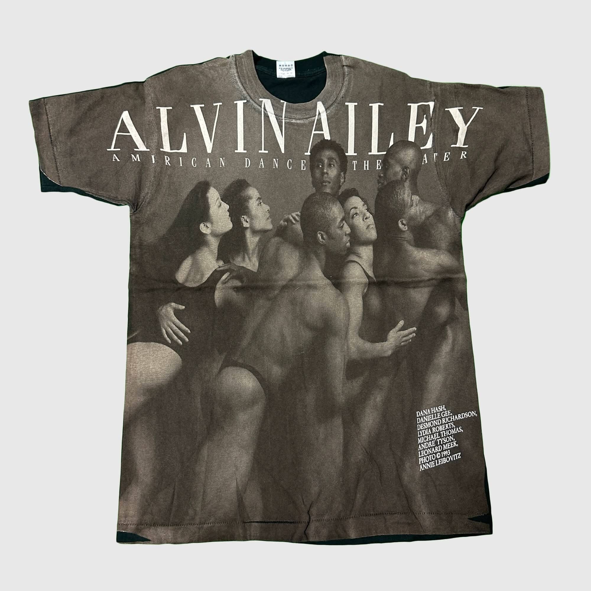 Vintage Alvin Ailey Dance Theater Graphic T-Shirt Size L AOP FAIF.CA 