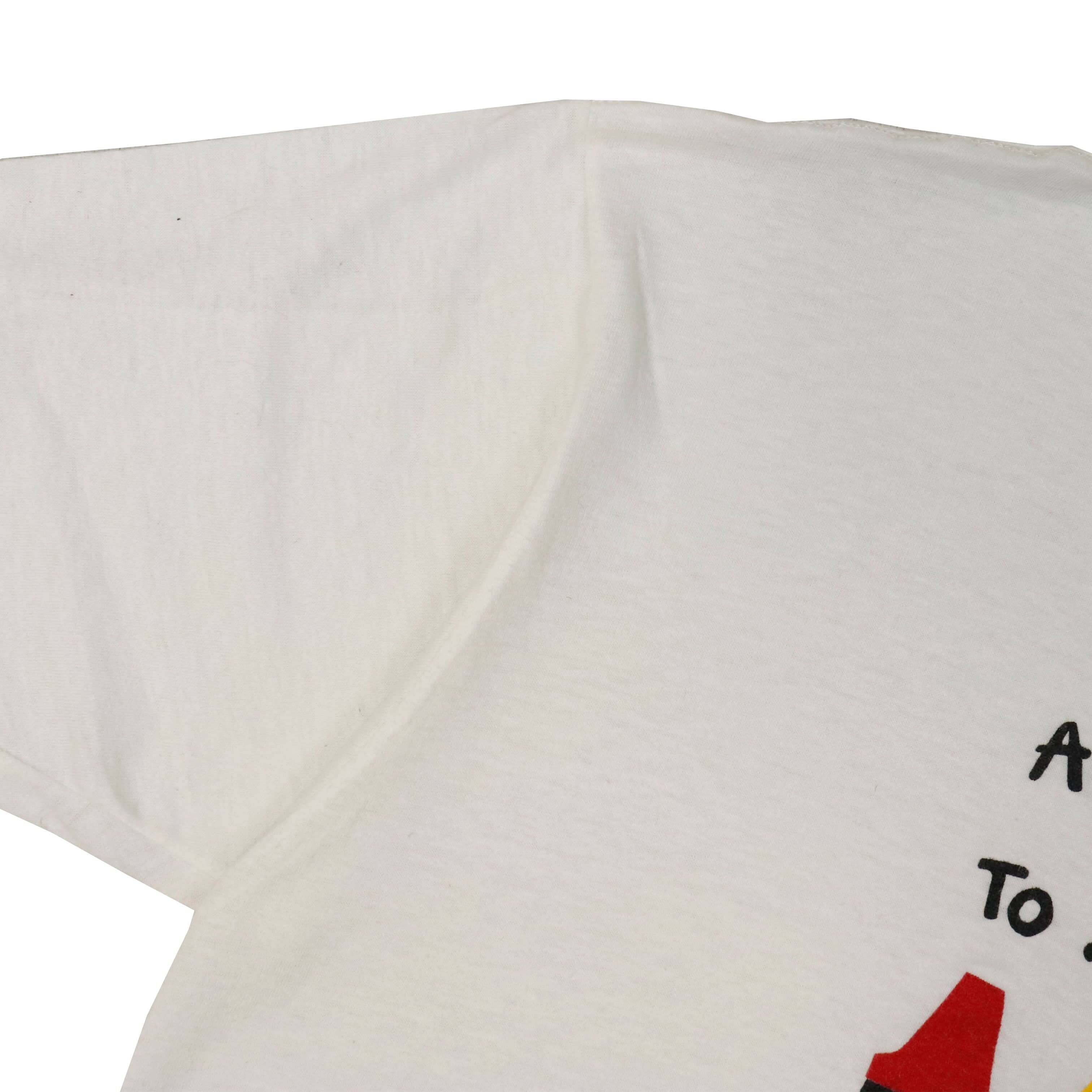 Vintage Art Add Color To Your Life Crayon Graphic T-Shirt Size XL FAIF.CA 