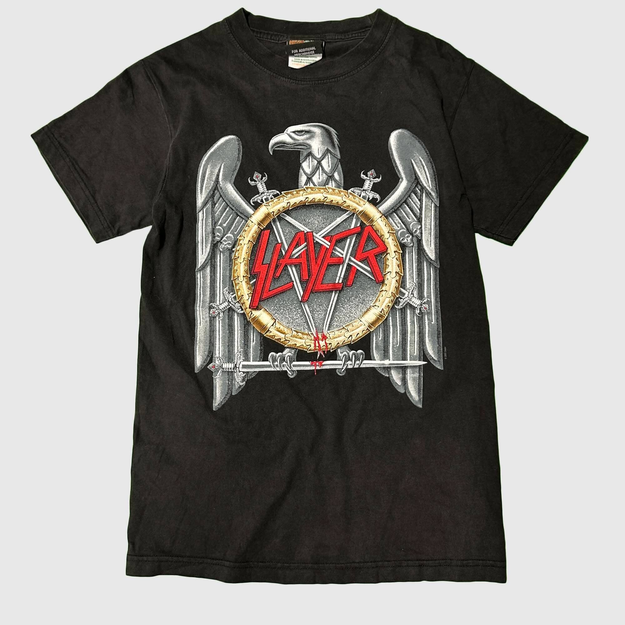 Vintage Artimonde Slayer Eagle Graphic T-Shirt Size S FAIF.CA 