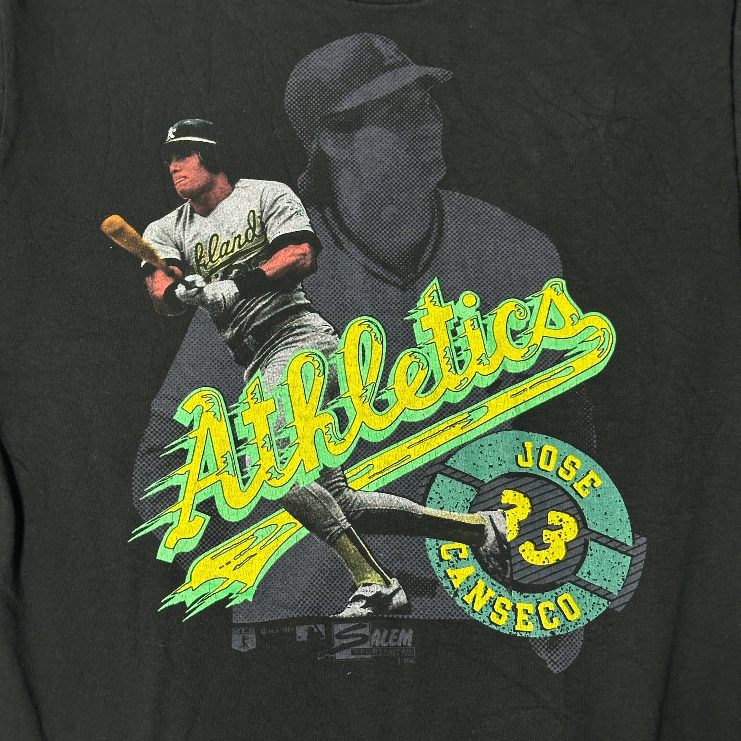Vintage Athletics Jose Canseco Graphic T-Shirt Size L FAIF.CA 