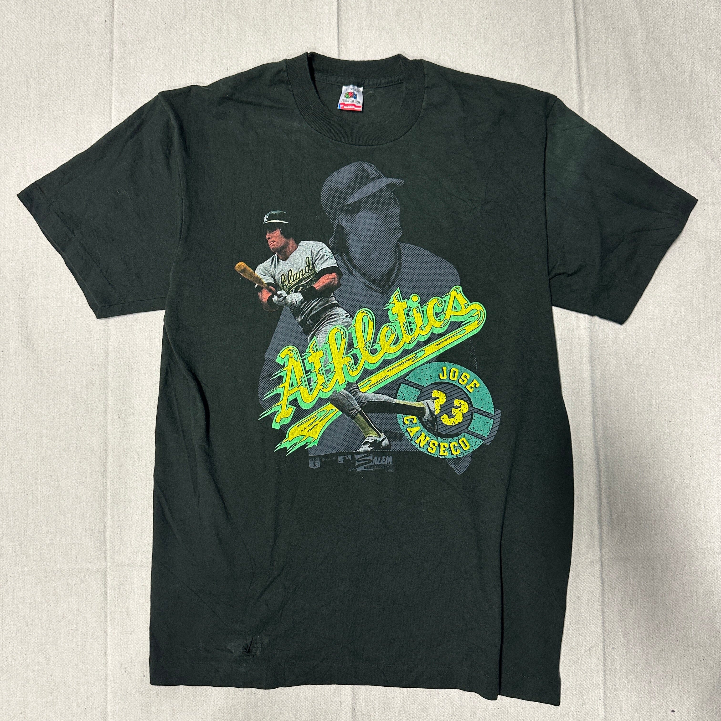 Vintage Athletics Jose Canseco Graphic T-Shirt Size L FAIF.CA 