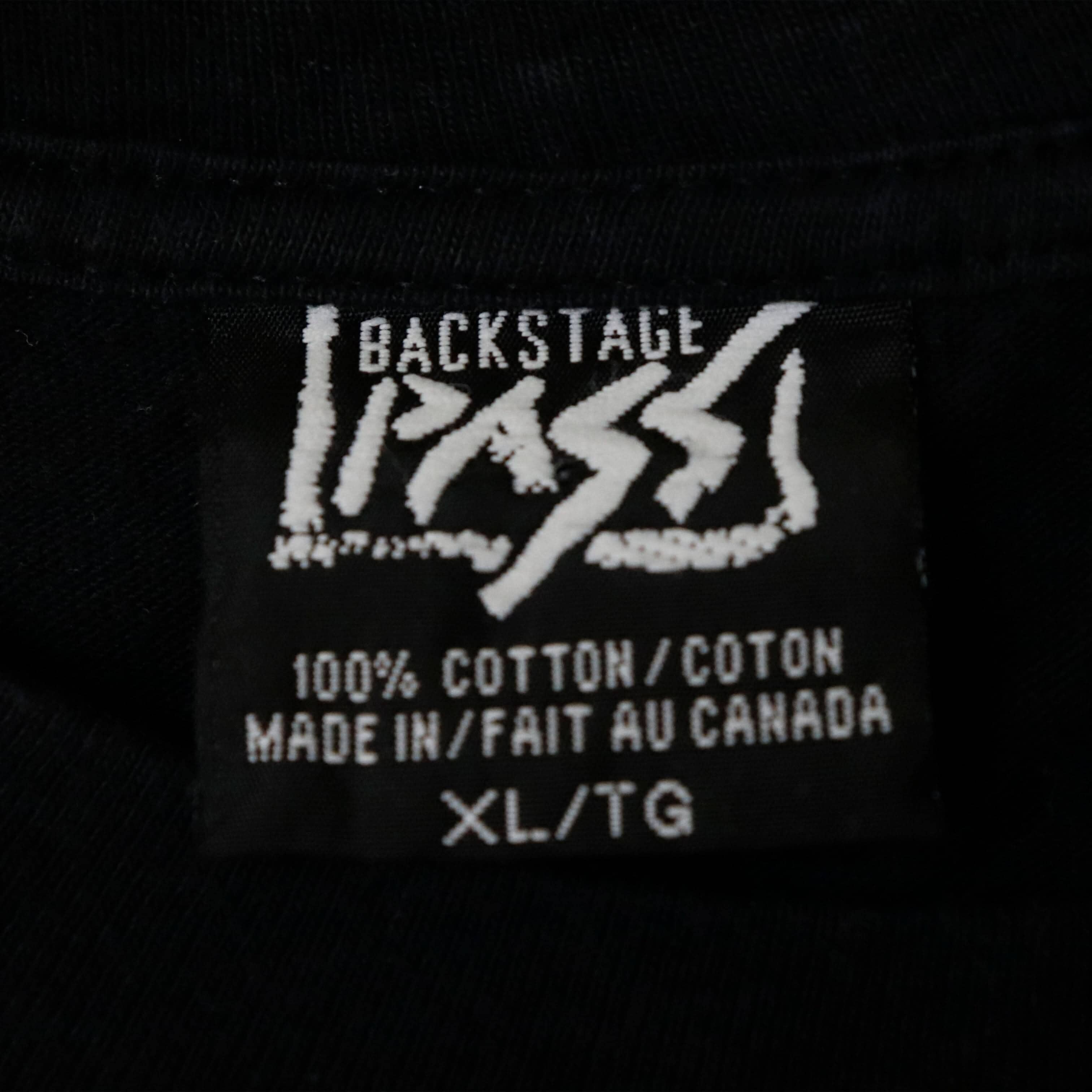 Vintage Backstage Pass Break On Through Graphic T-Shirt Size XL FAIF.CA 