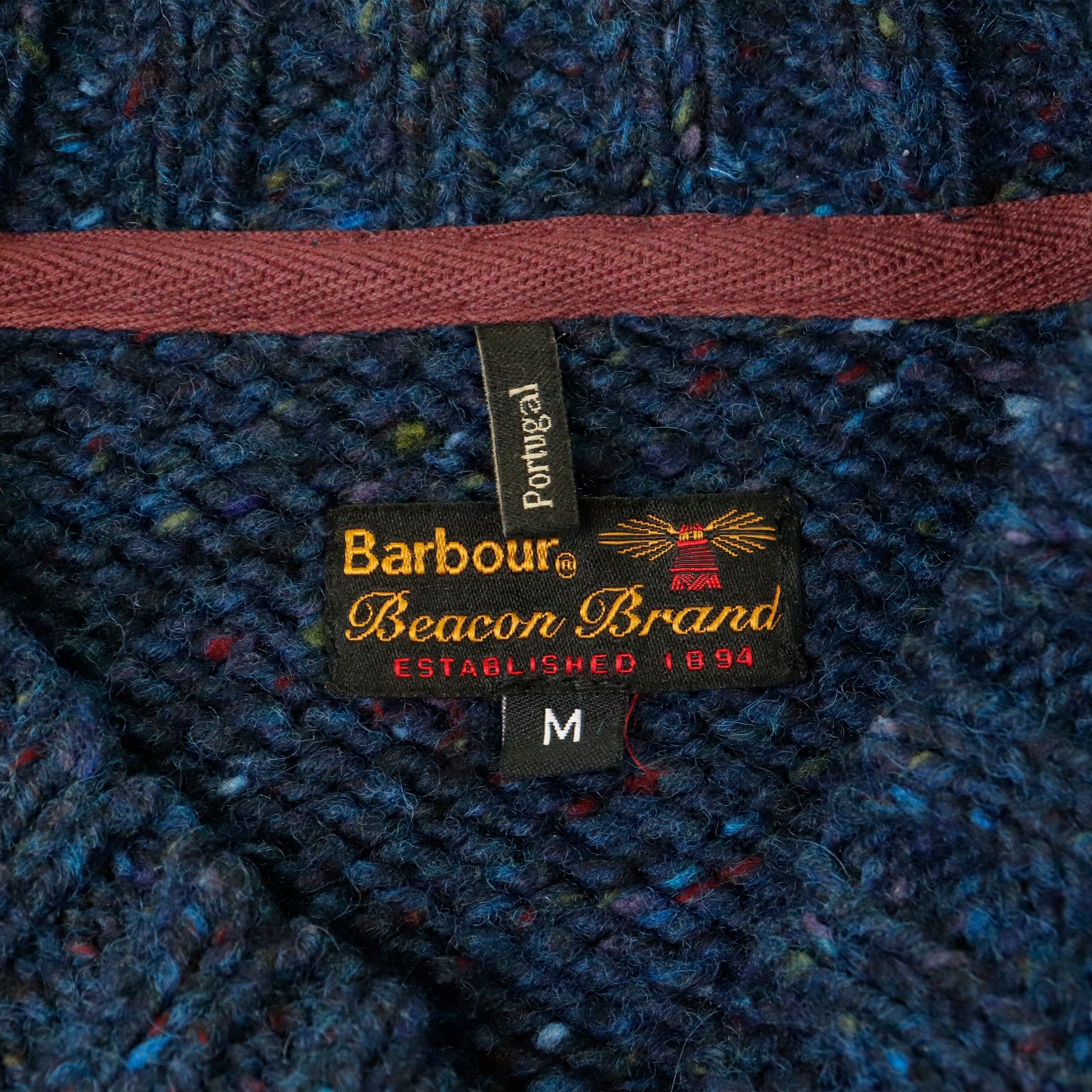 Vintage Barbour Speckled Knit Sweater Size M 22 