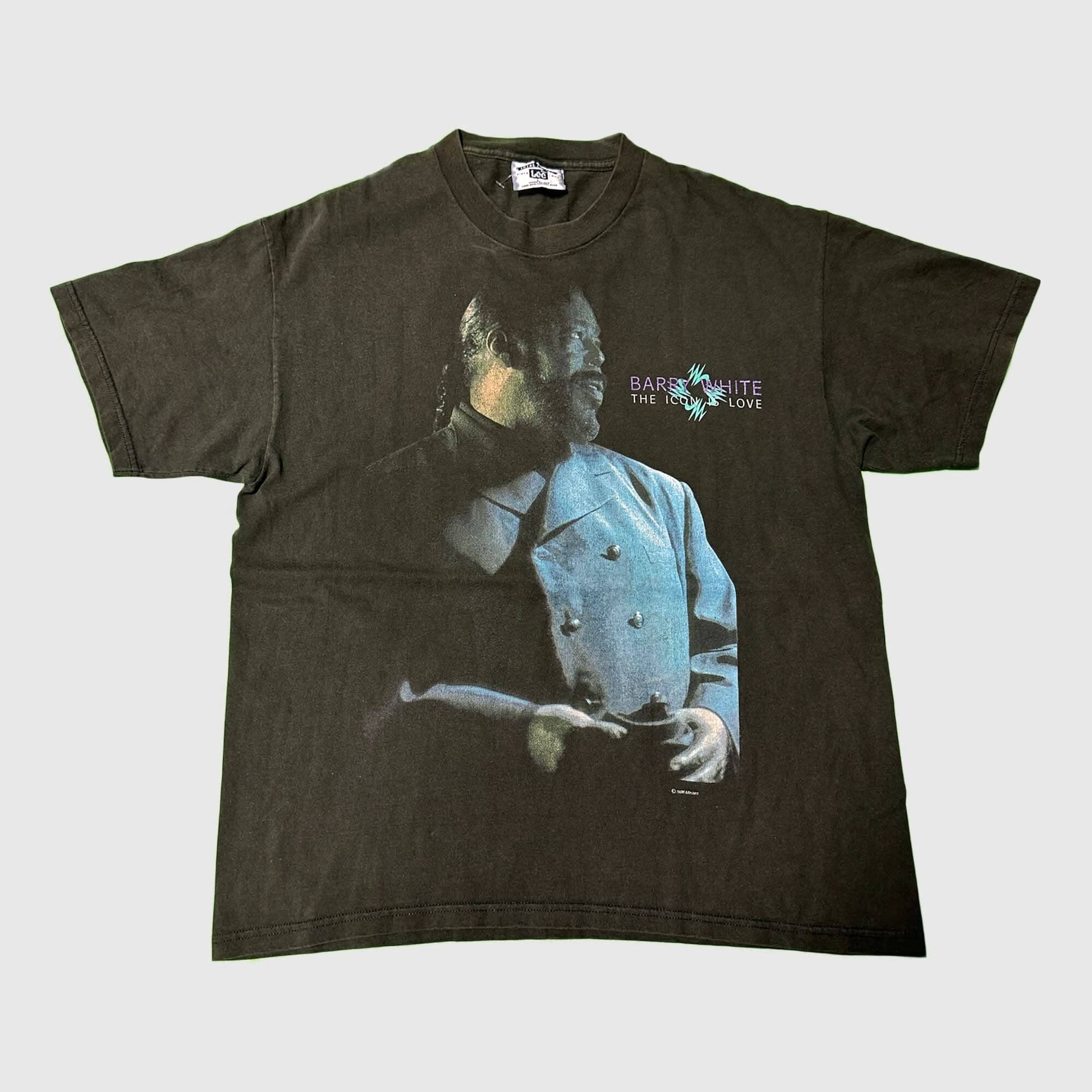 Vintage Barry White The Icon Is Love Graphic T-Shirt Size L FAIF.CA 