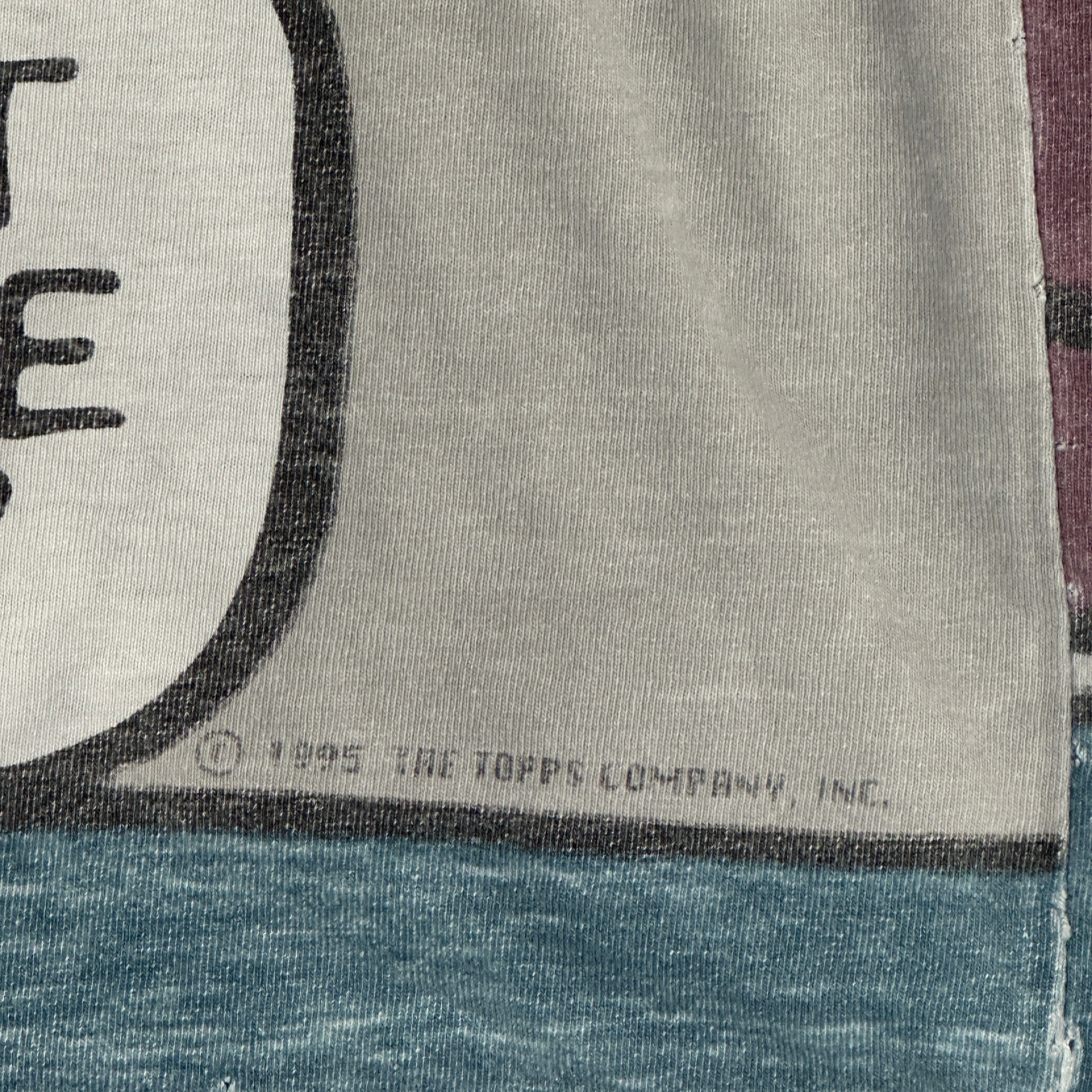 Vintage Bazooka Joe Comic Graphic T-Shirt Size S aop 90s FAIF.CA 