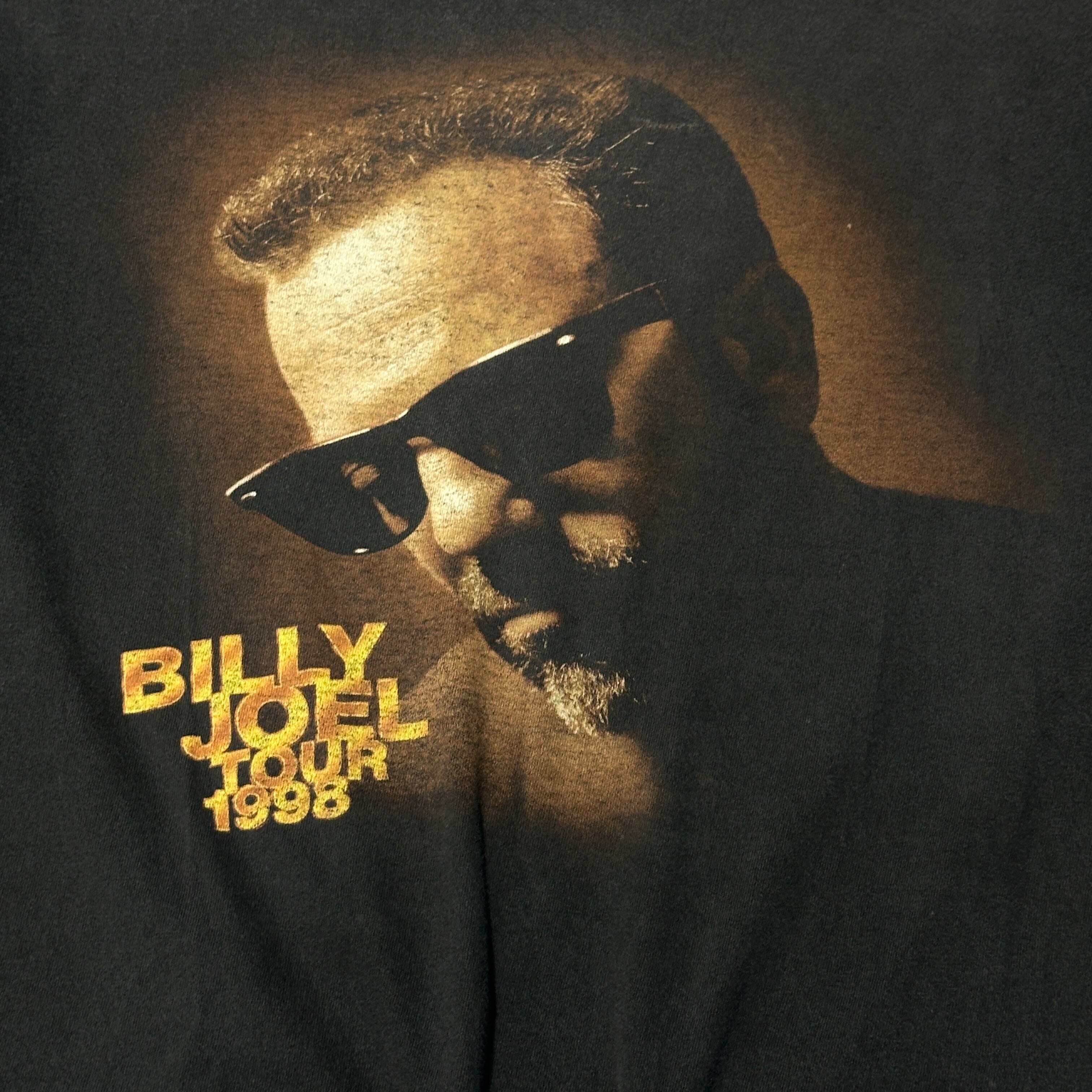 Vintage Billy Joel 1998 Tour Graphic T-Shirt Size XL 90s Salem RARE FAIF.CA 