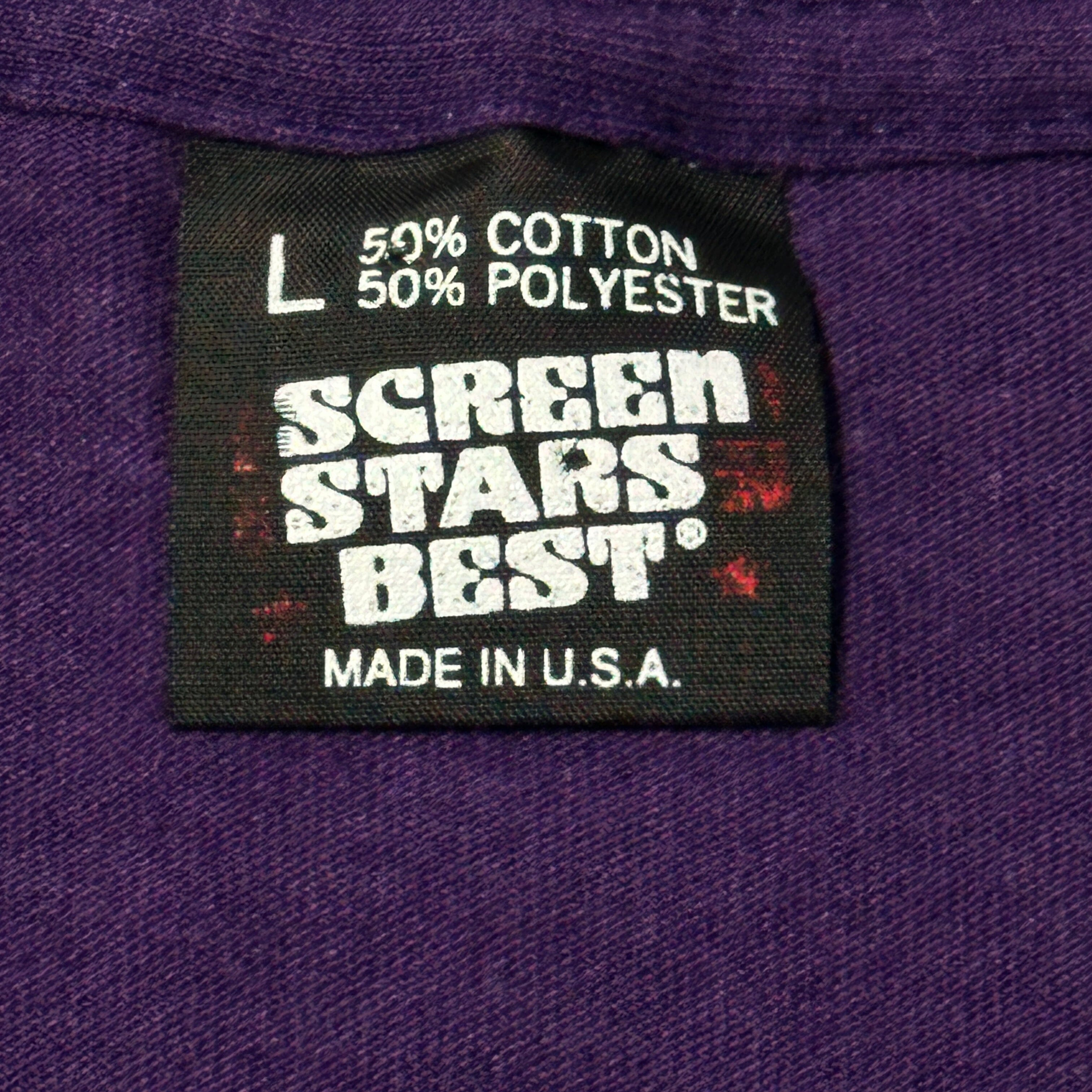 Vintage Billy Ray Cyrus Graphic Purple T-Shirt Size L FAIF.CA 